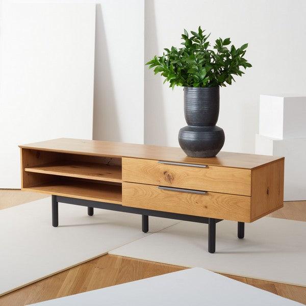GERALDO 2 DRAWER MEDIA STAND - Remutear