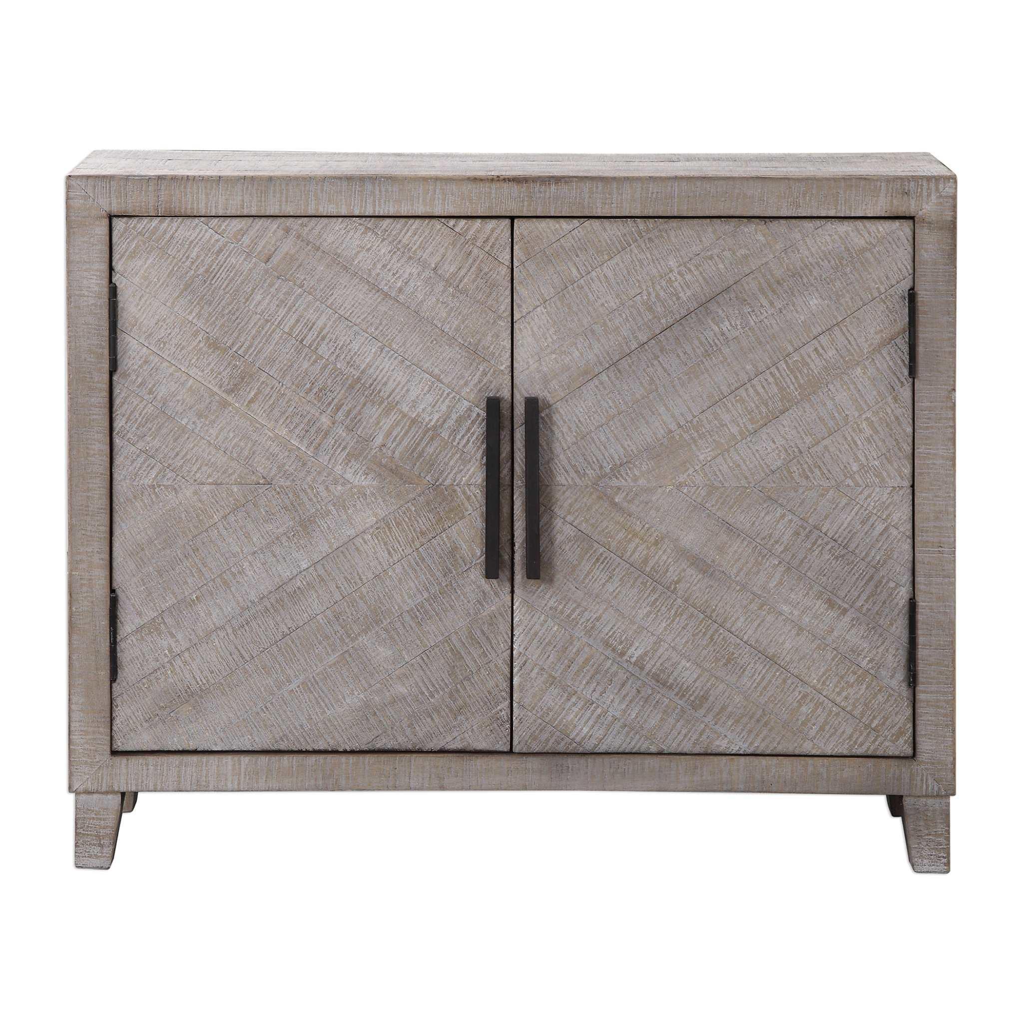 Adalind White Washed Accent Cabinet - Remutear