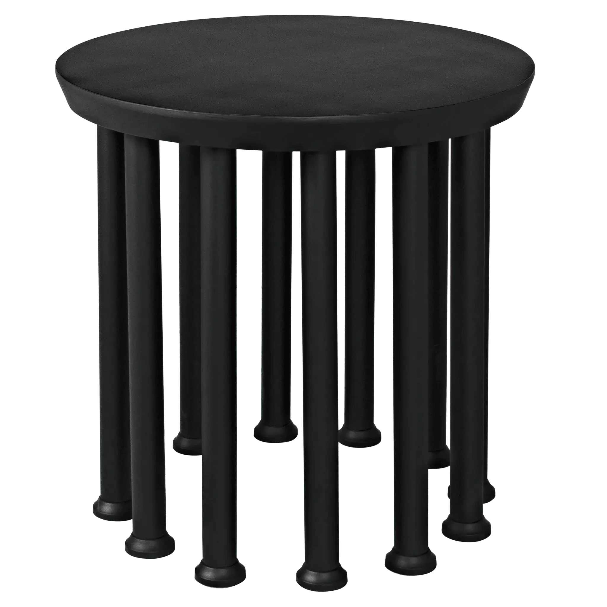 Lila Side Table, Black Steel - Remutear