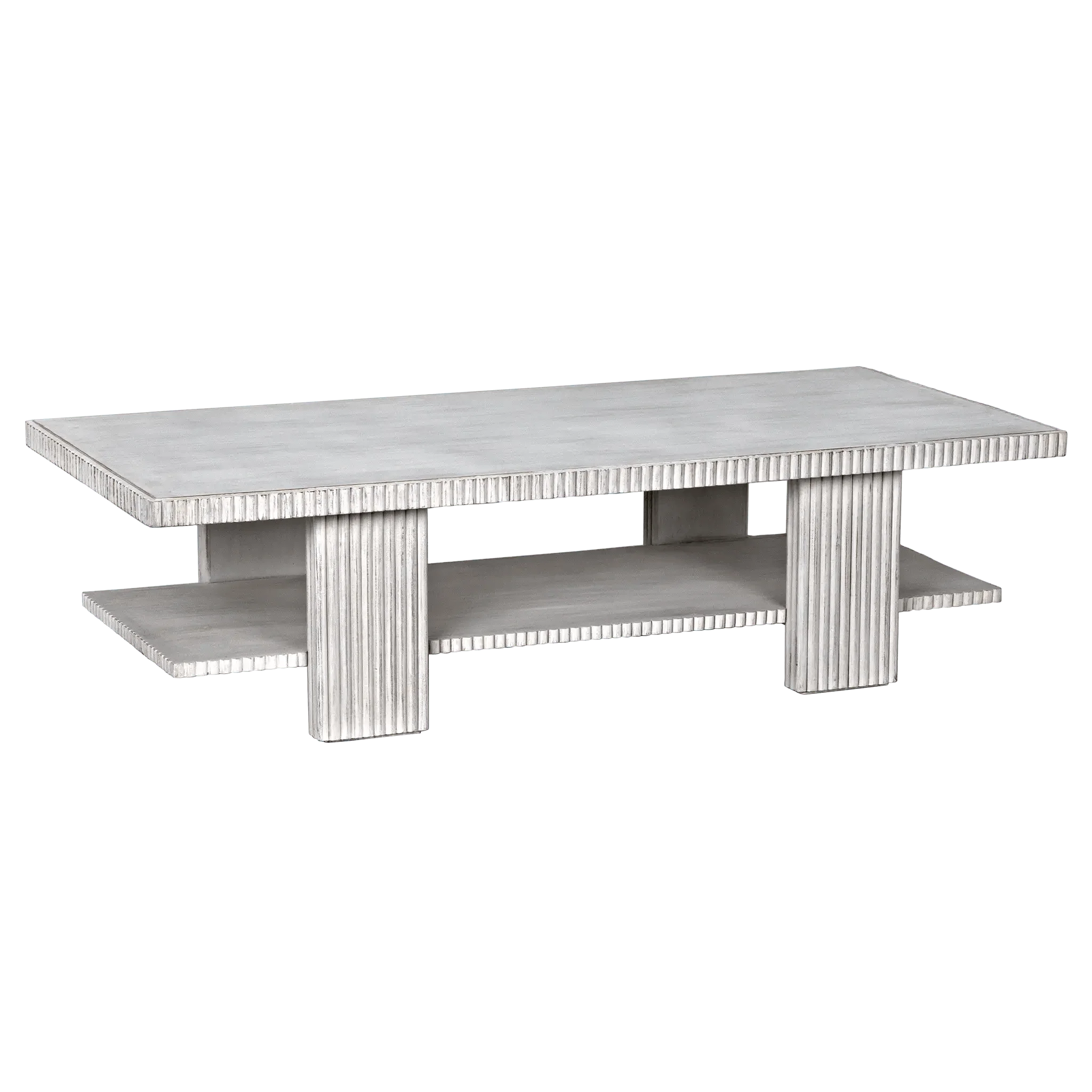 Humphrey Coffee Table, White Wash - Remutear