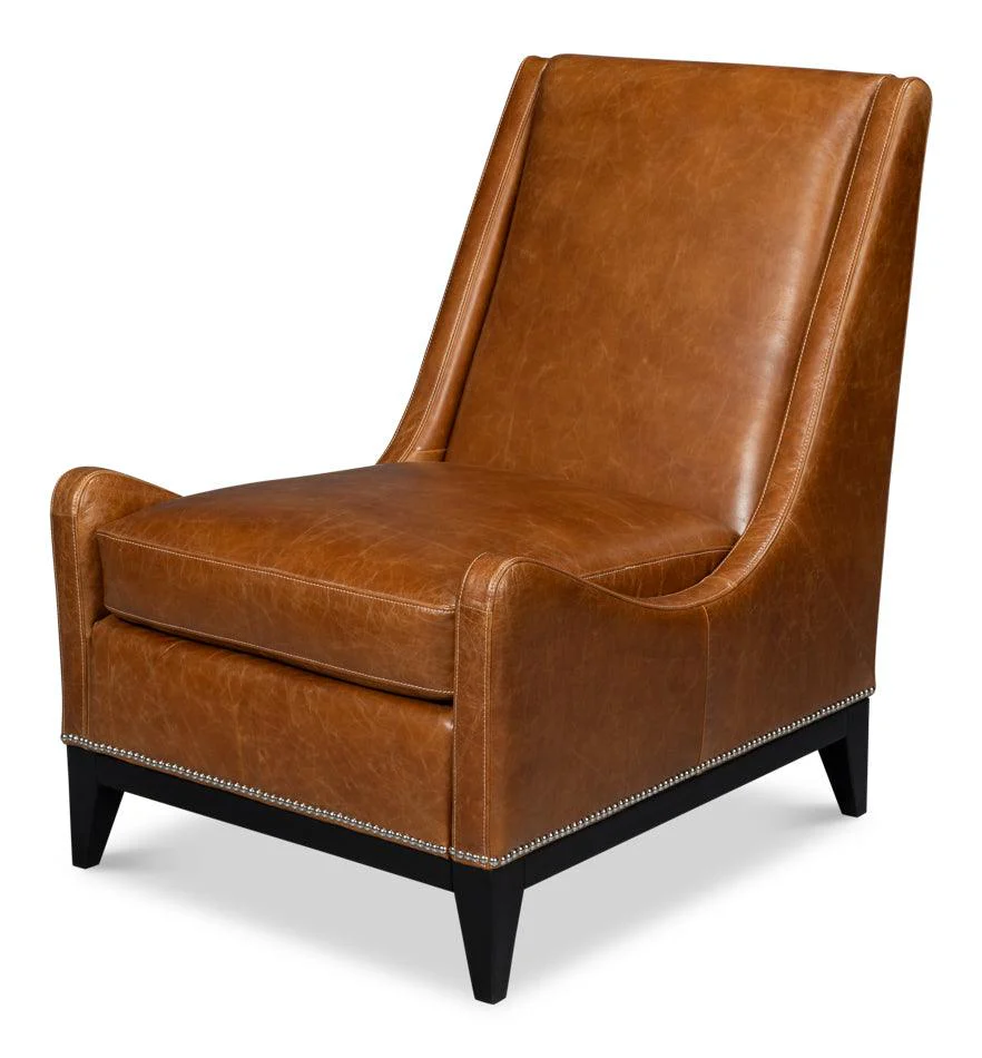 Brandy Accent Chair - Cuba Brown - Remutear