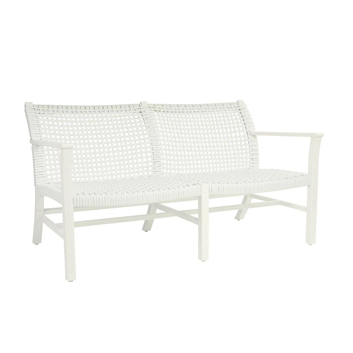 Catherine Club Settee Aluminum - Remutear