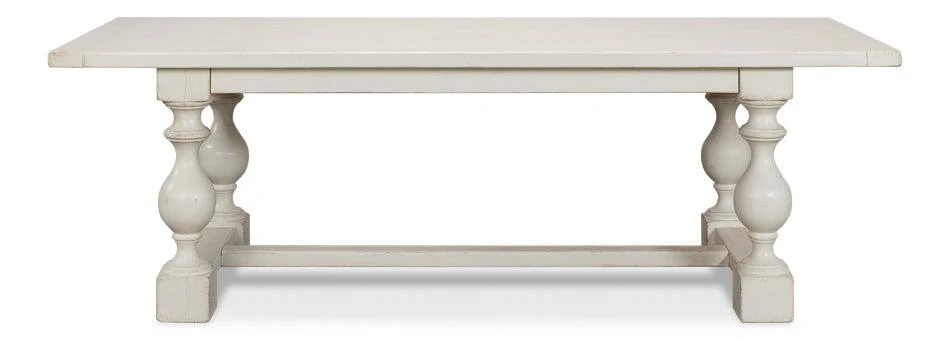 Owen Dining Table - Antique White - Remutear