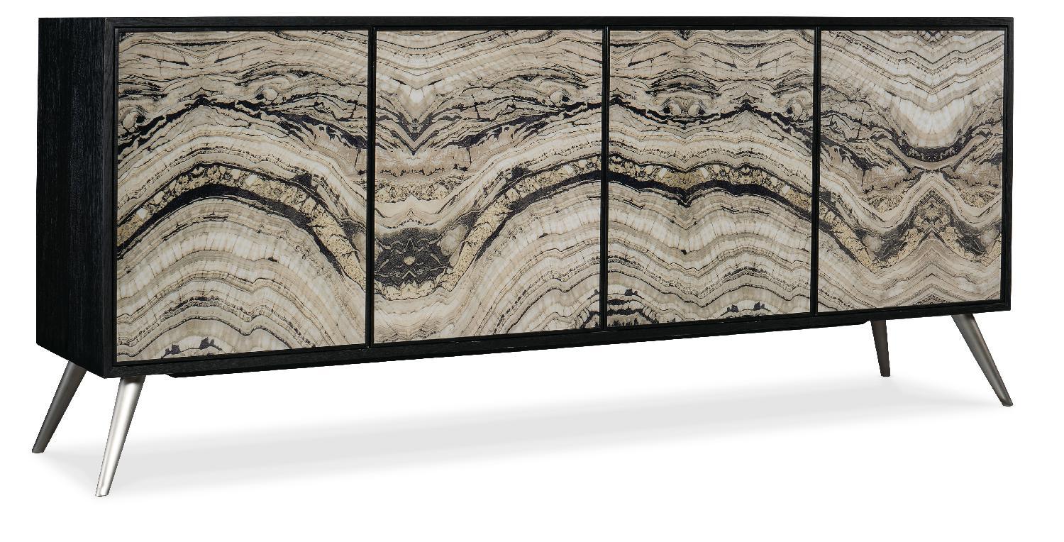 Melange Rockee Four Door Credenza - Remutear