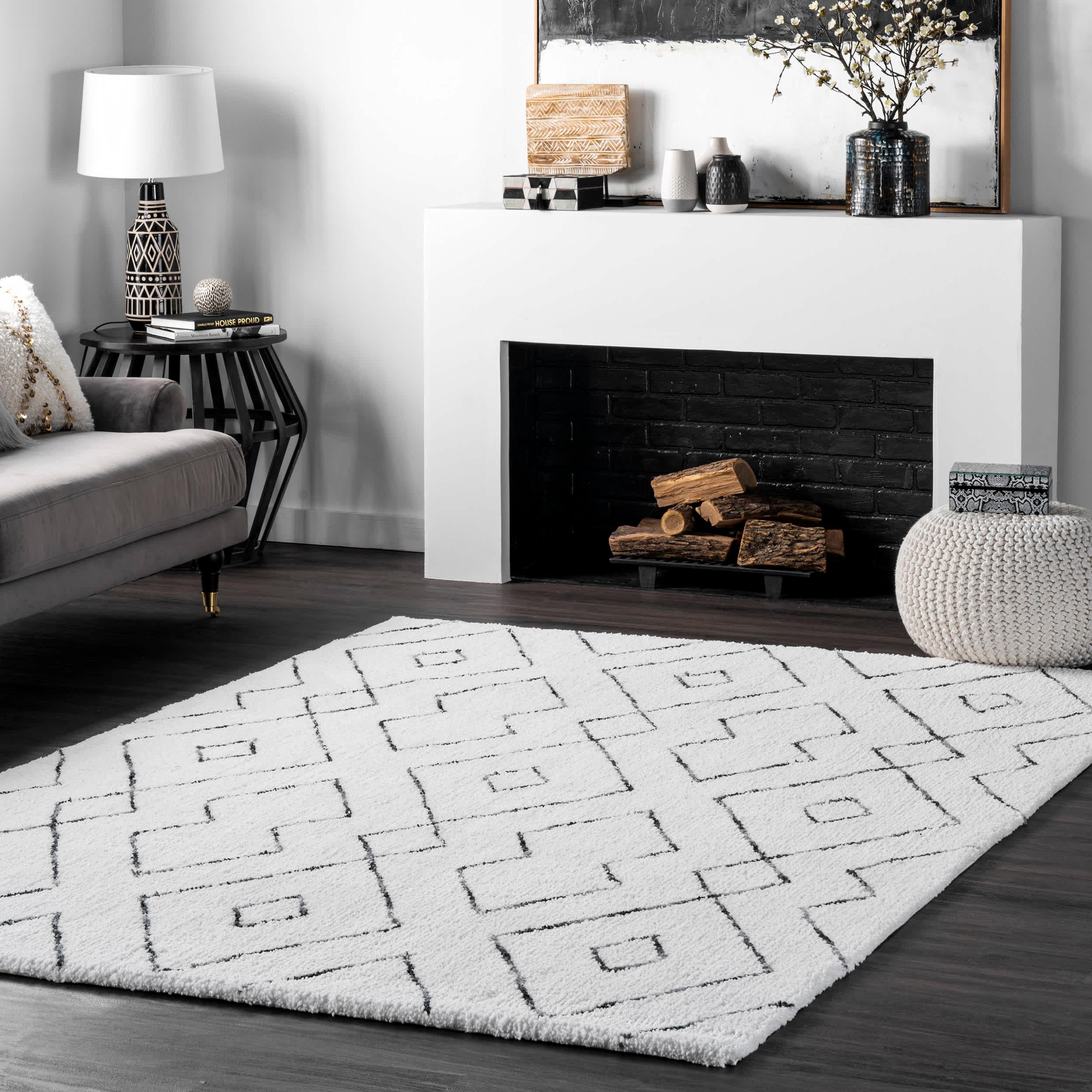 Hand Tufted Beaulah Shaggy Area Rug - Remutear