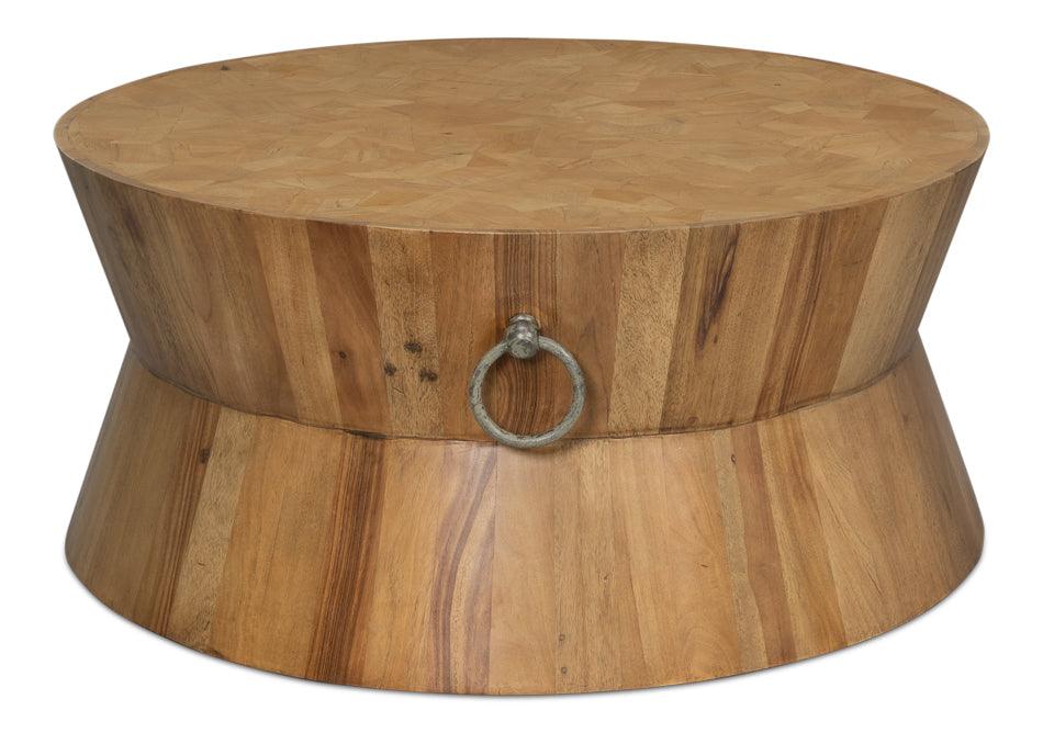 Round Tower Coffee Table Driftwood - Remutear