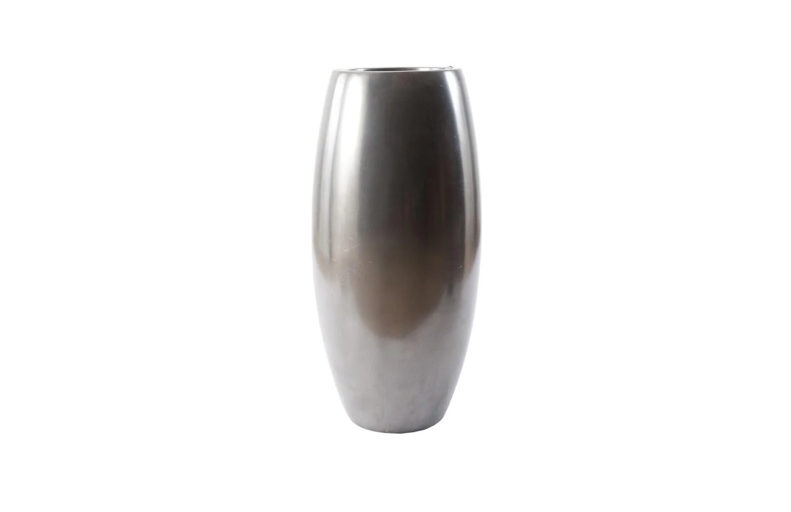 Elonga Planter, Polished Aluminum, MD - Remutear