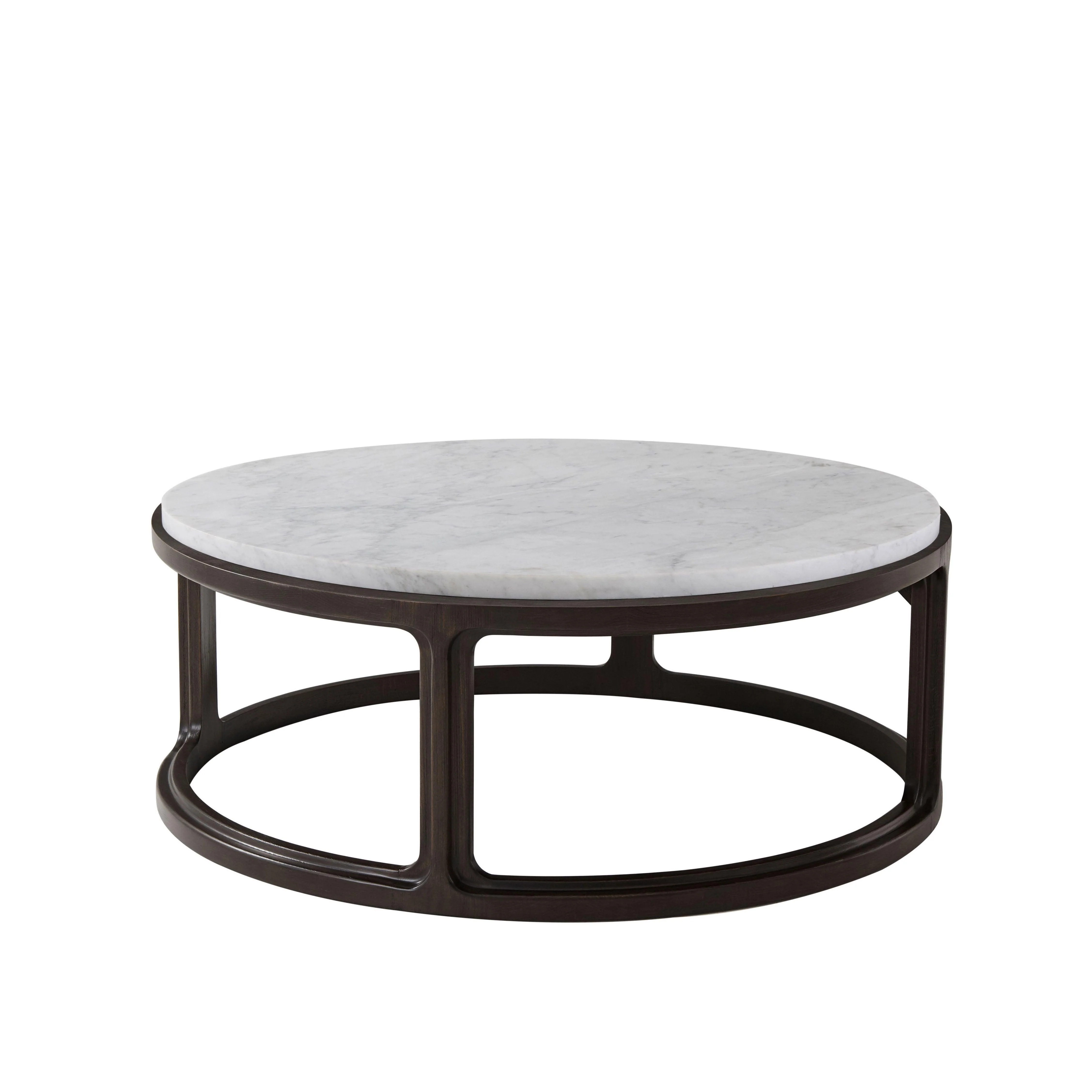 Inherit Round Marble Cocktail Table - Remutear