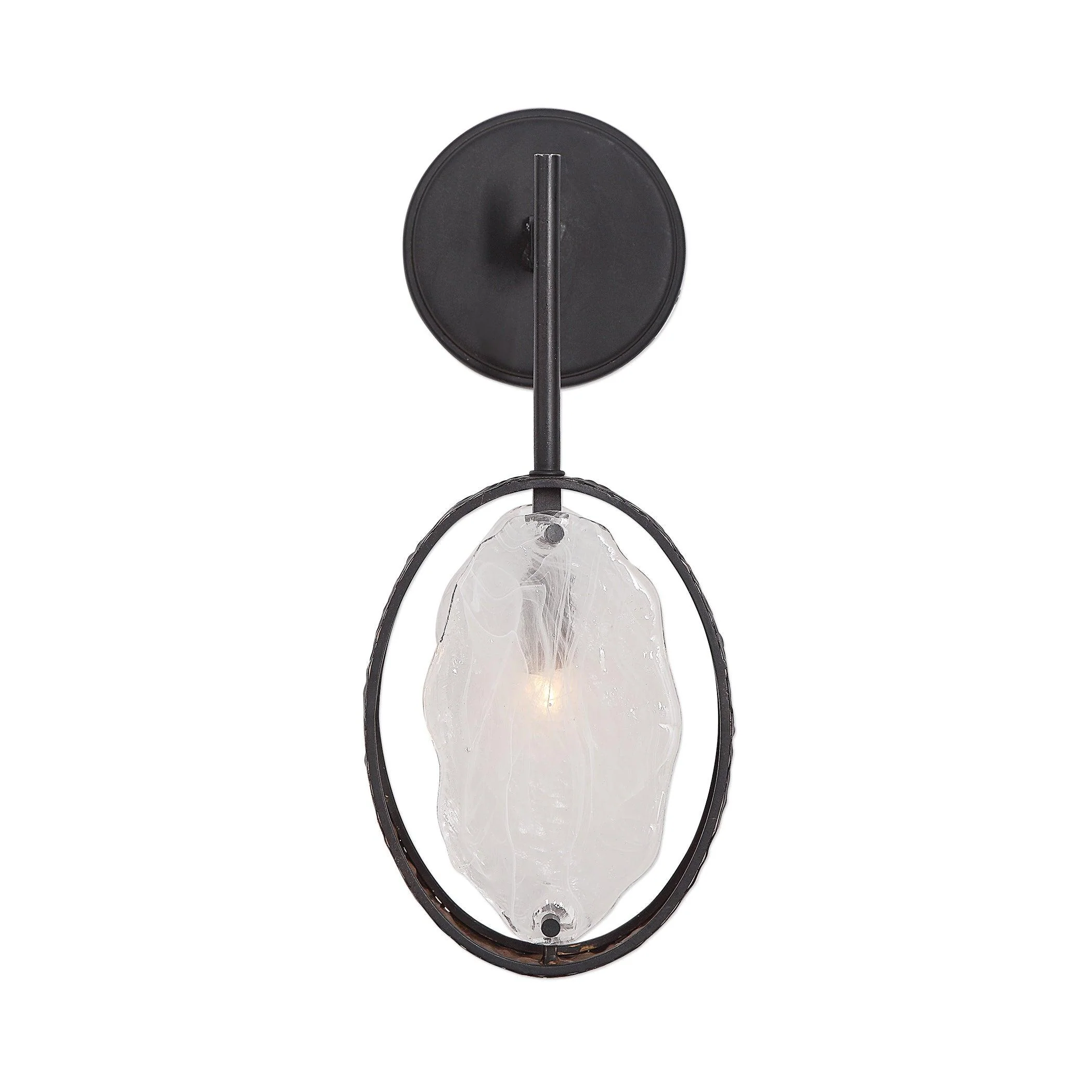 MAXIN DARK BRONZE 1 LIGHT SCONCE - Remutear