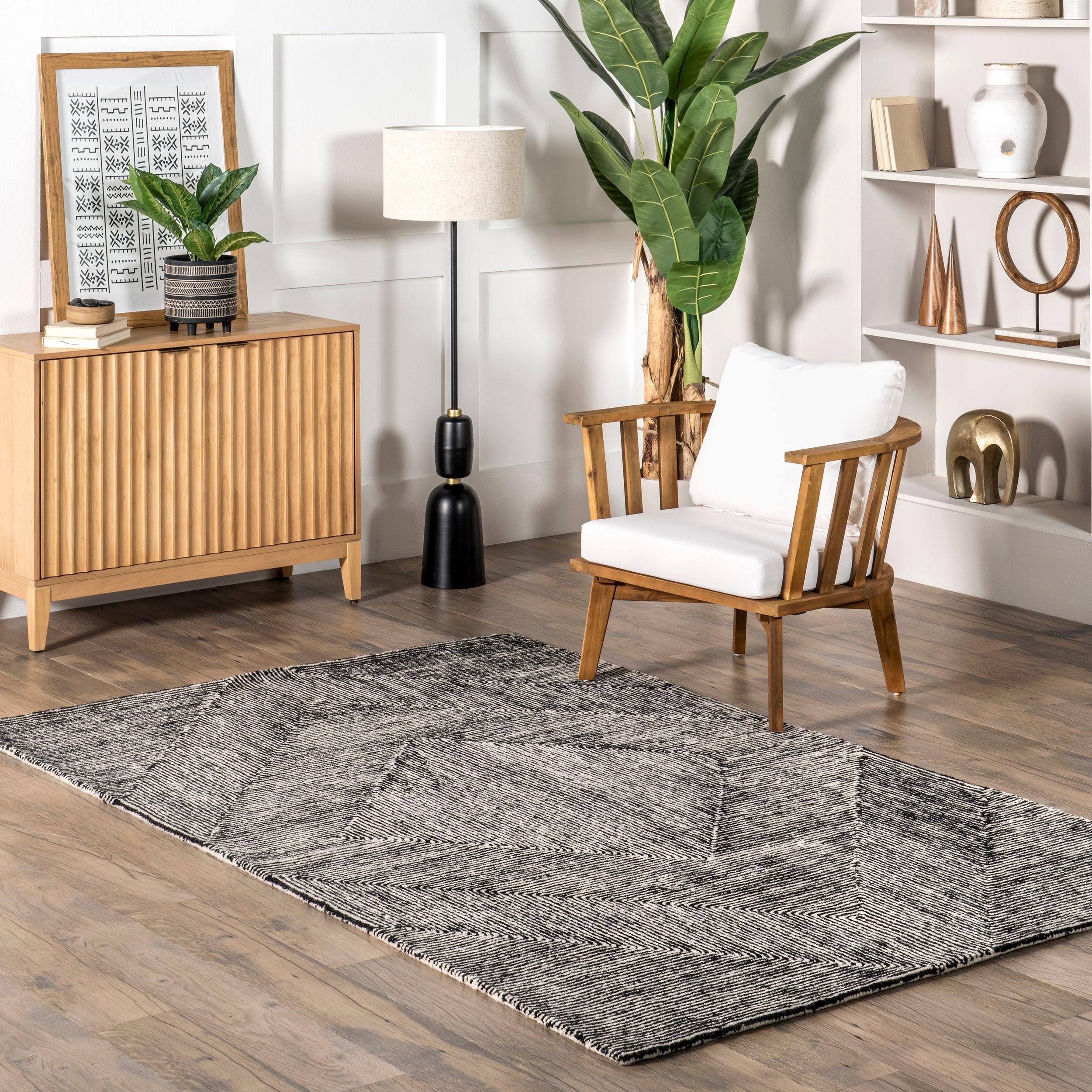 Heidi Modern Hand Tufted Wool Area Rug - Remutear