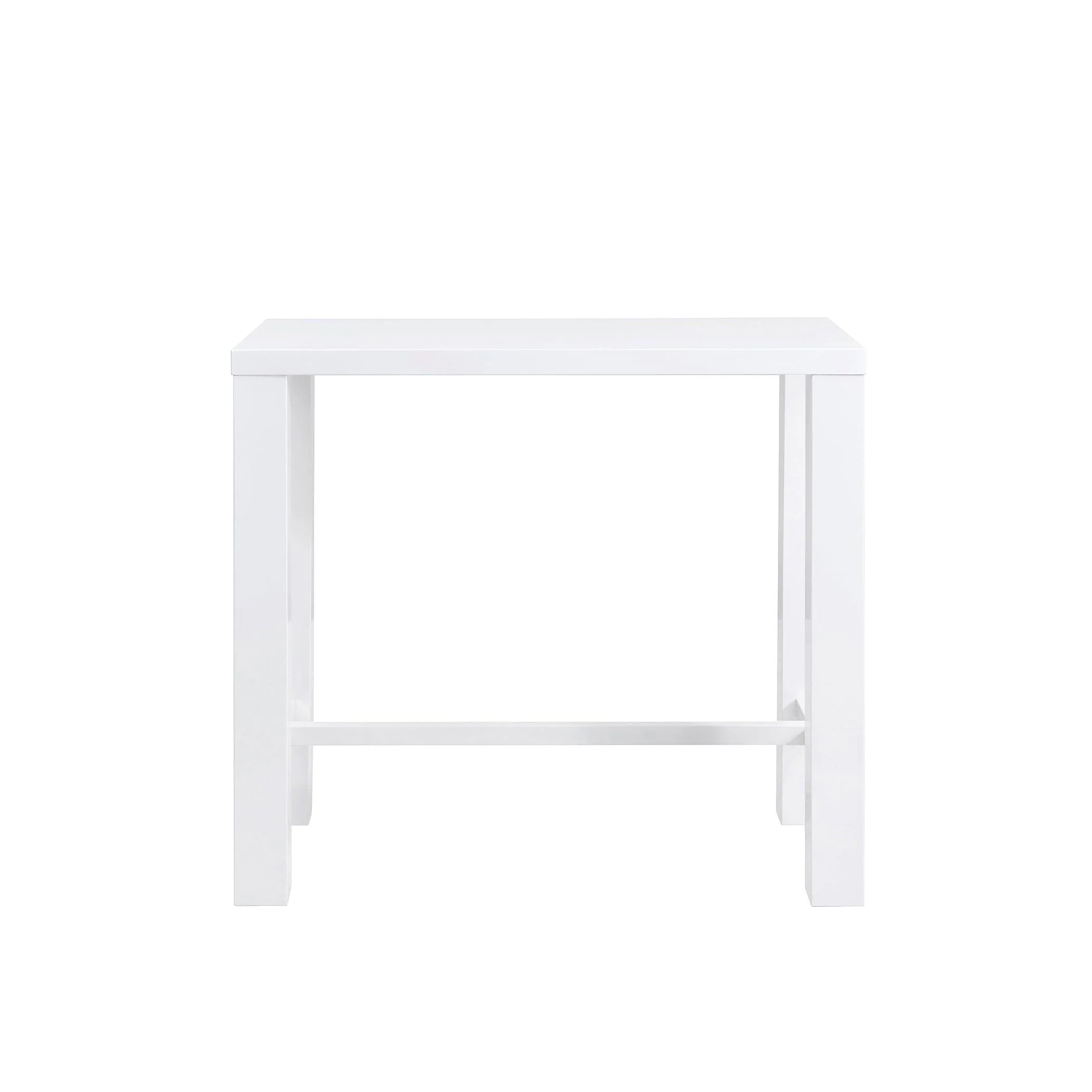 Abby Bar Table Top  High Gloss White - Remutear