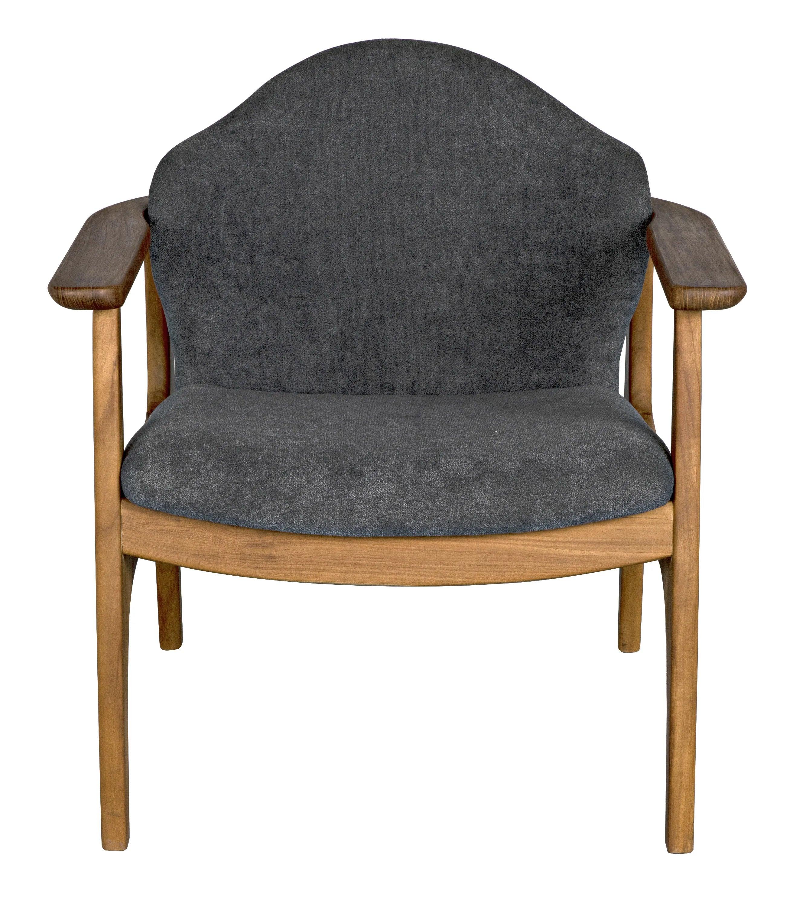 Vittorio Chair with Grey Fabric - Remutear
