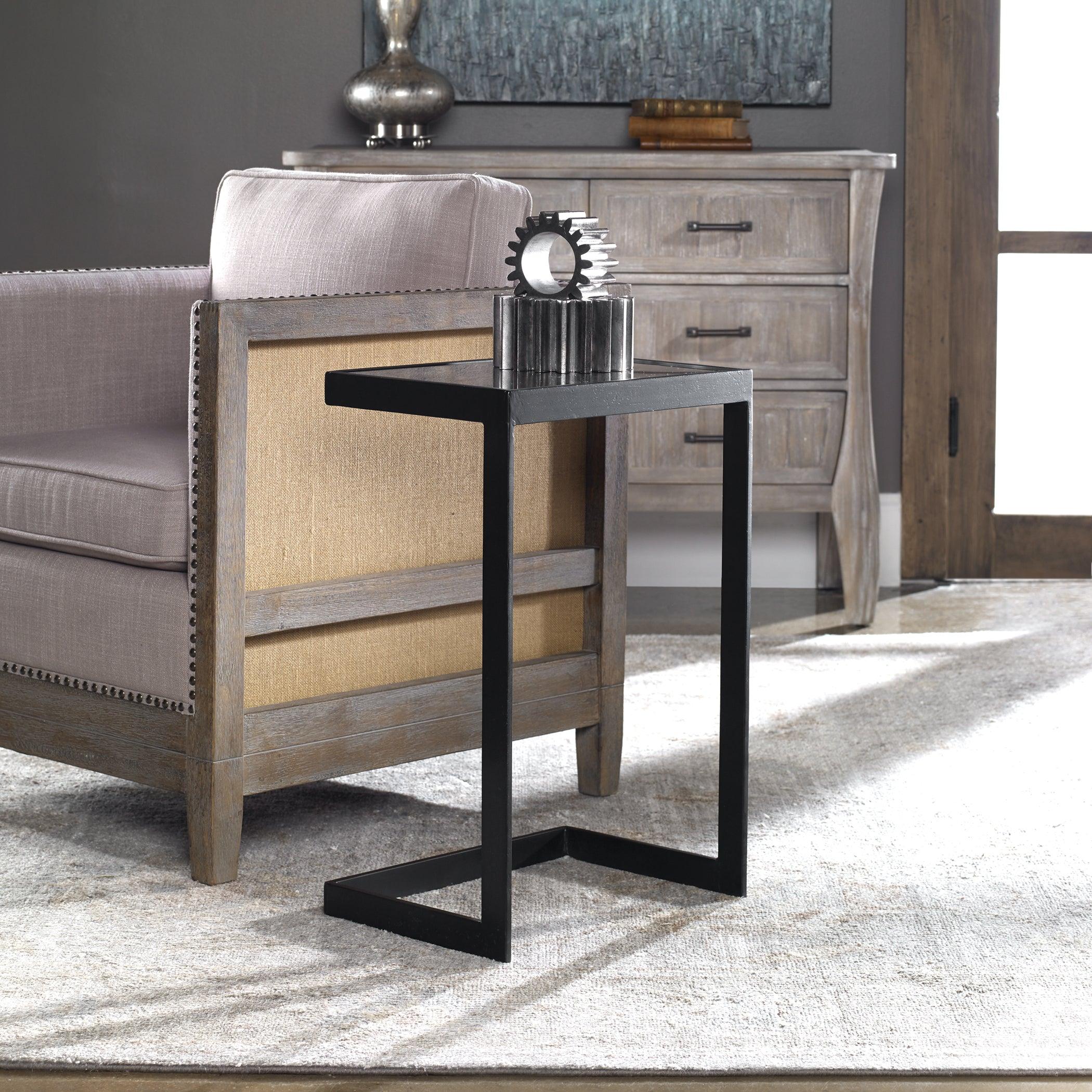 WINDELL CANTILEVER ACCENT TABLE - Remutear