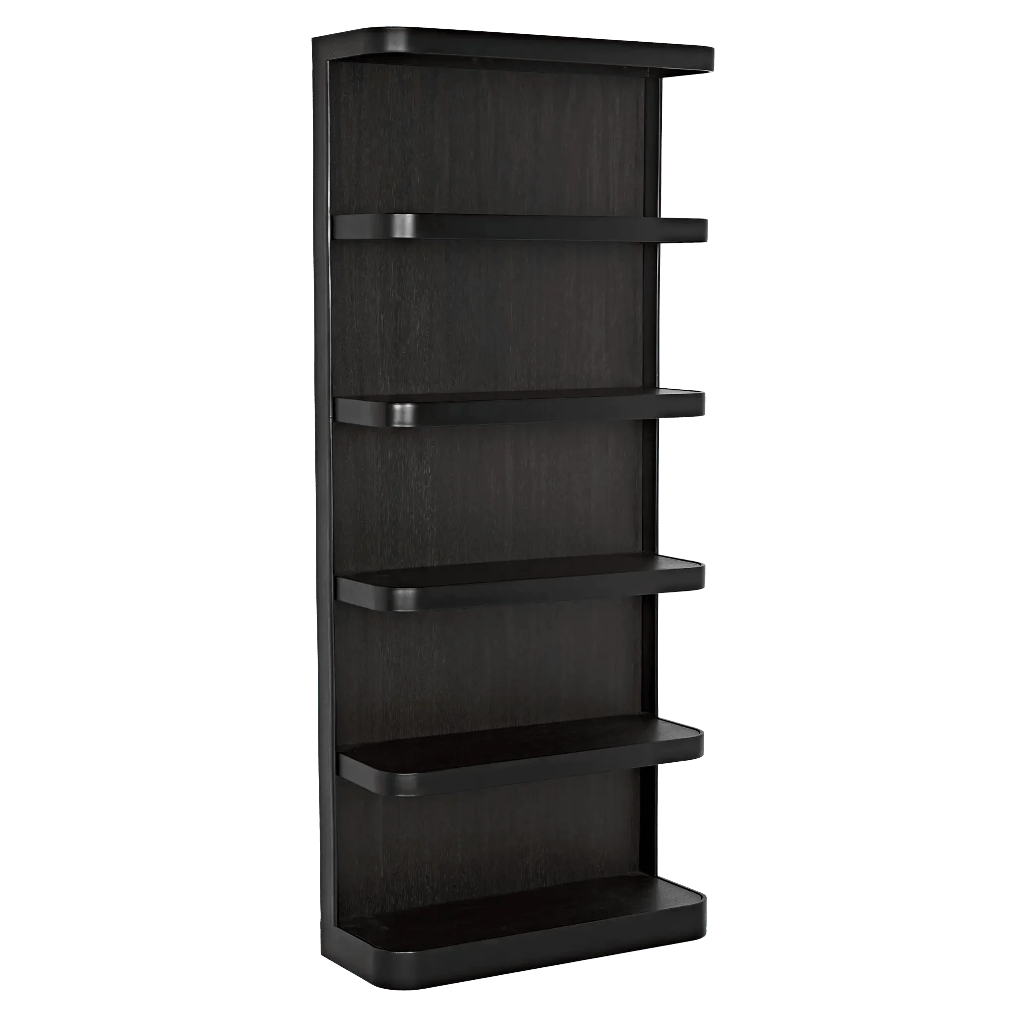 Dido Bookcase, Black Metal - Remutear