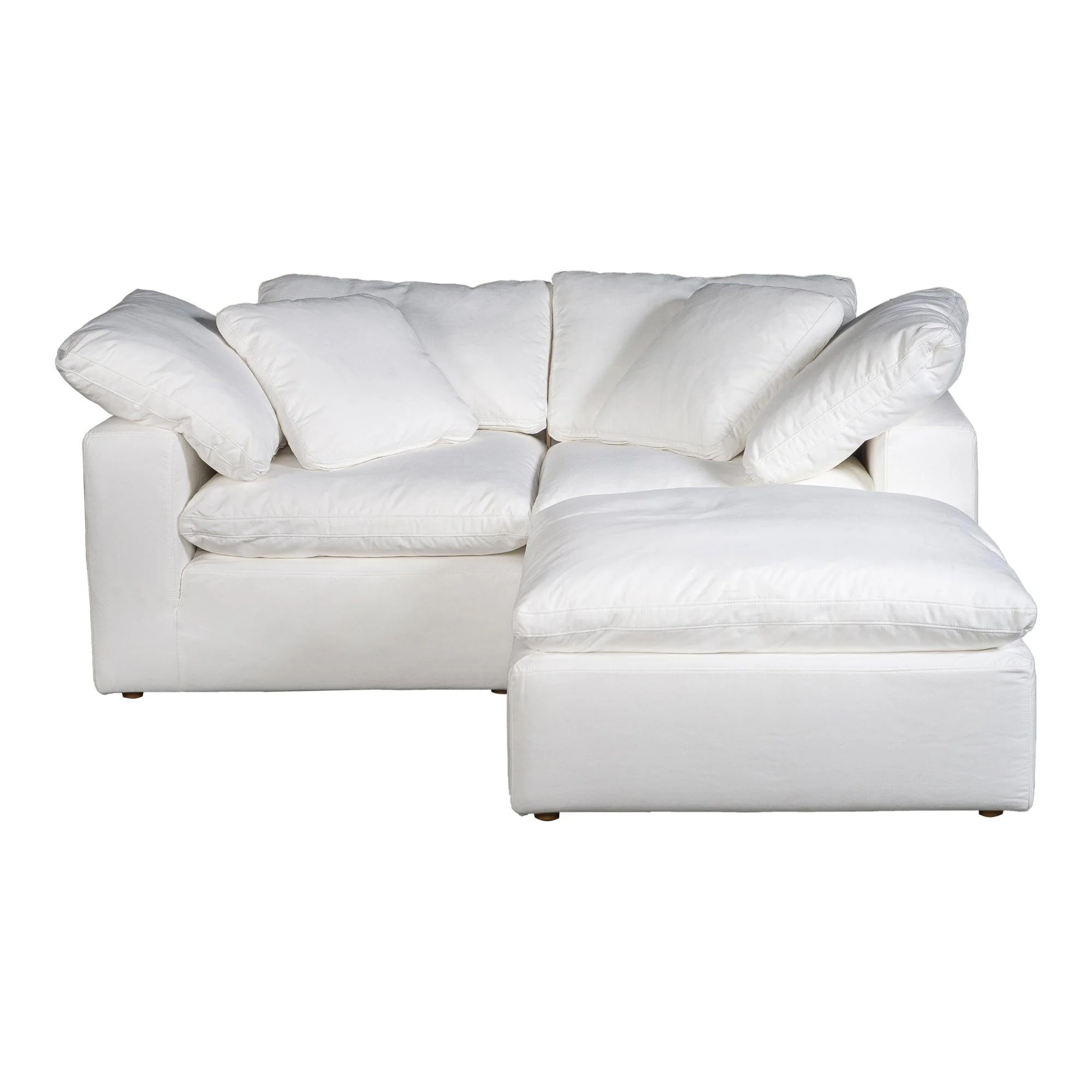 Terra Condo Nook Modular Sectional Performance Fabric White - Remutear
