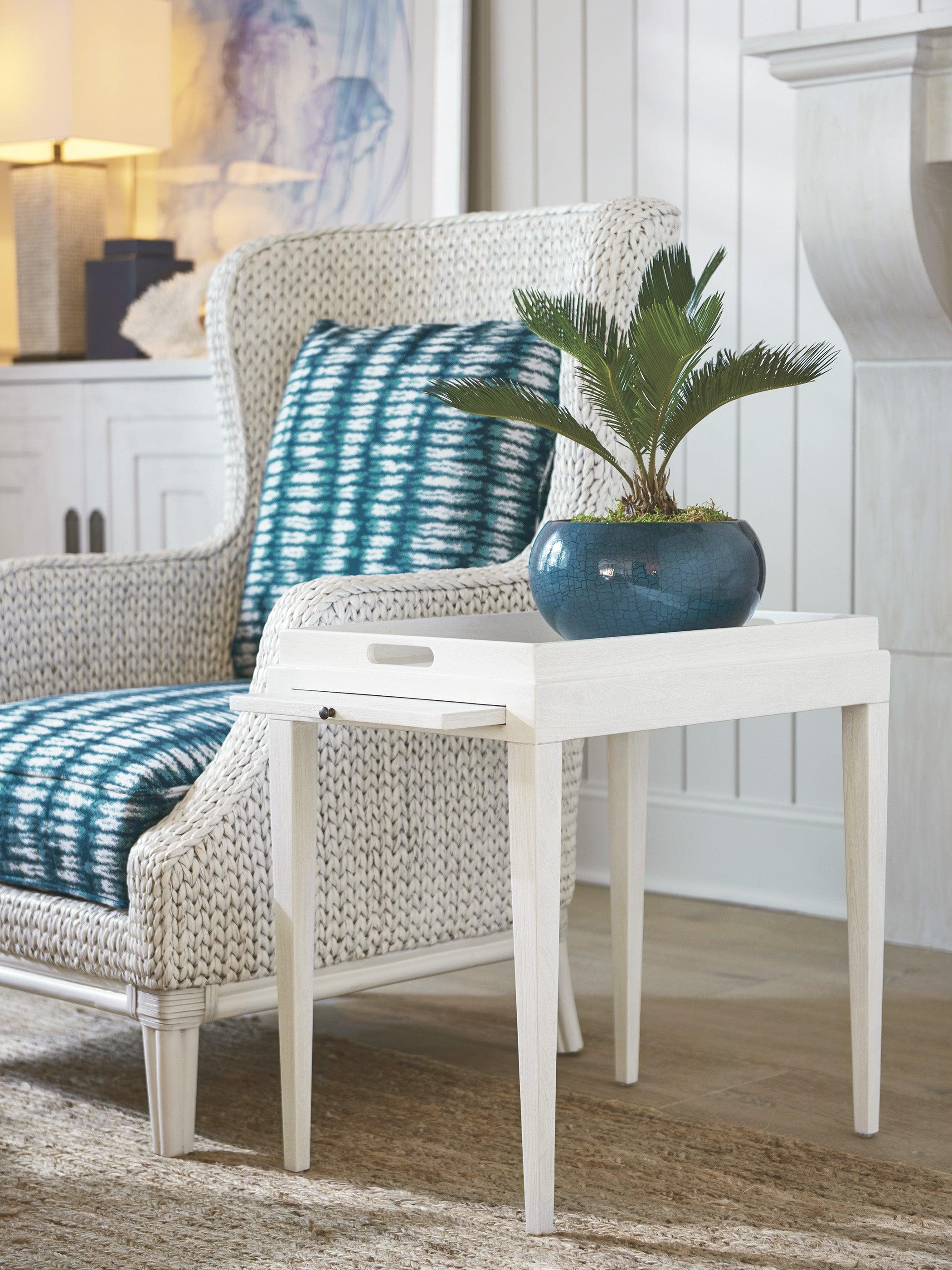 Ocean Breeze Broad River Rectangular End Table - Remutear
