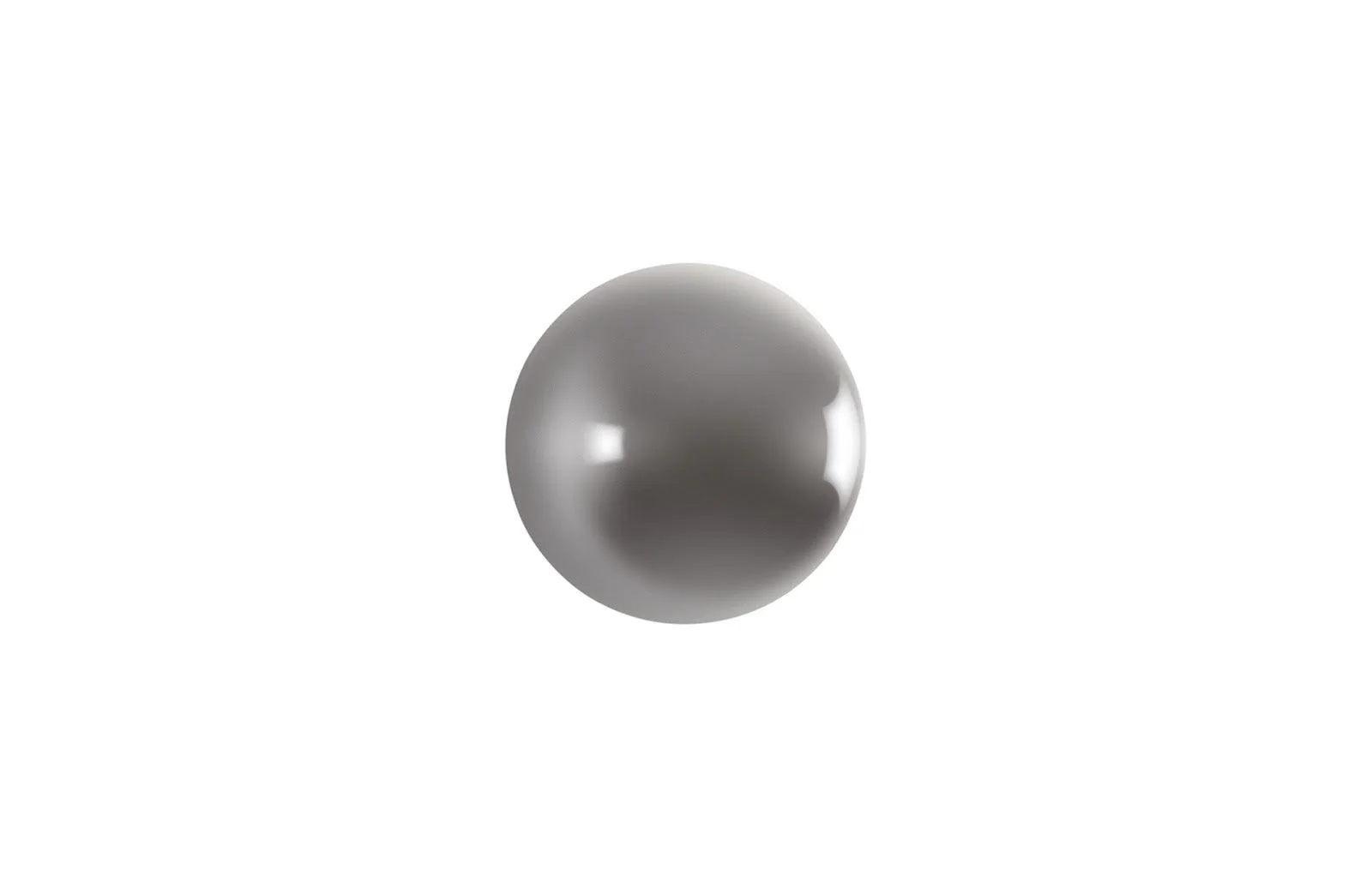Ball on the Wall, Small, Polished Aluminum Finish - Remutear
