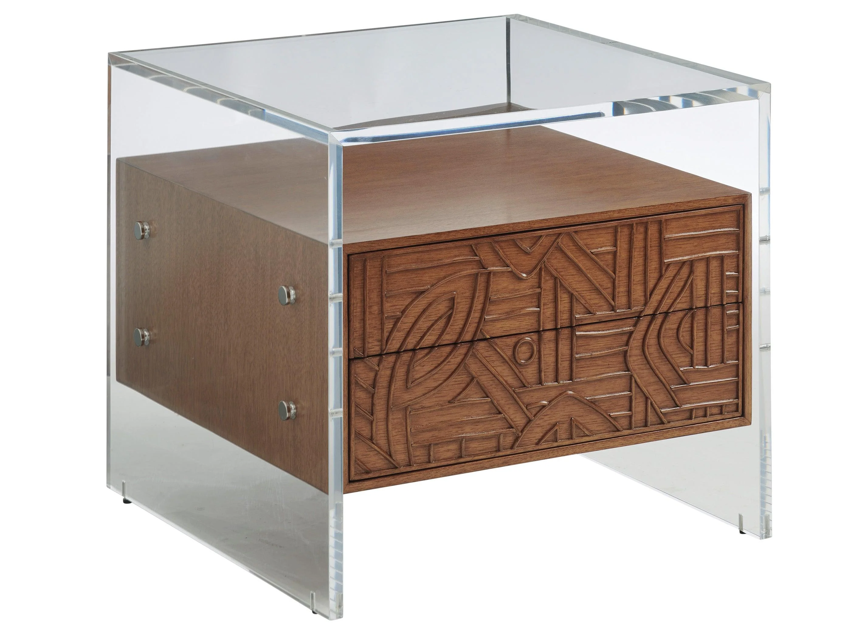 Palm Desert Arden Acrylic Lamp Table - Remutear