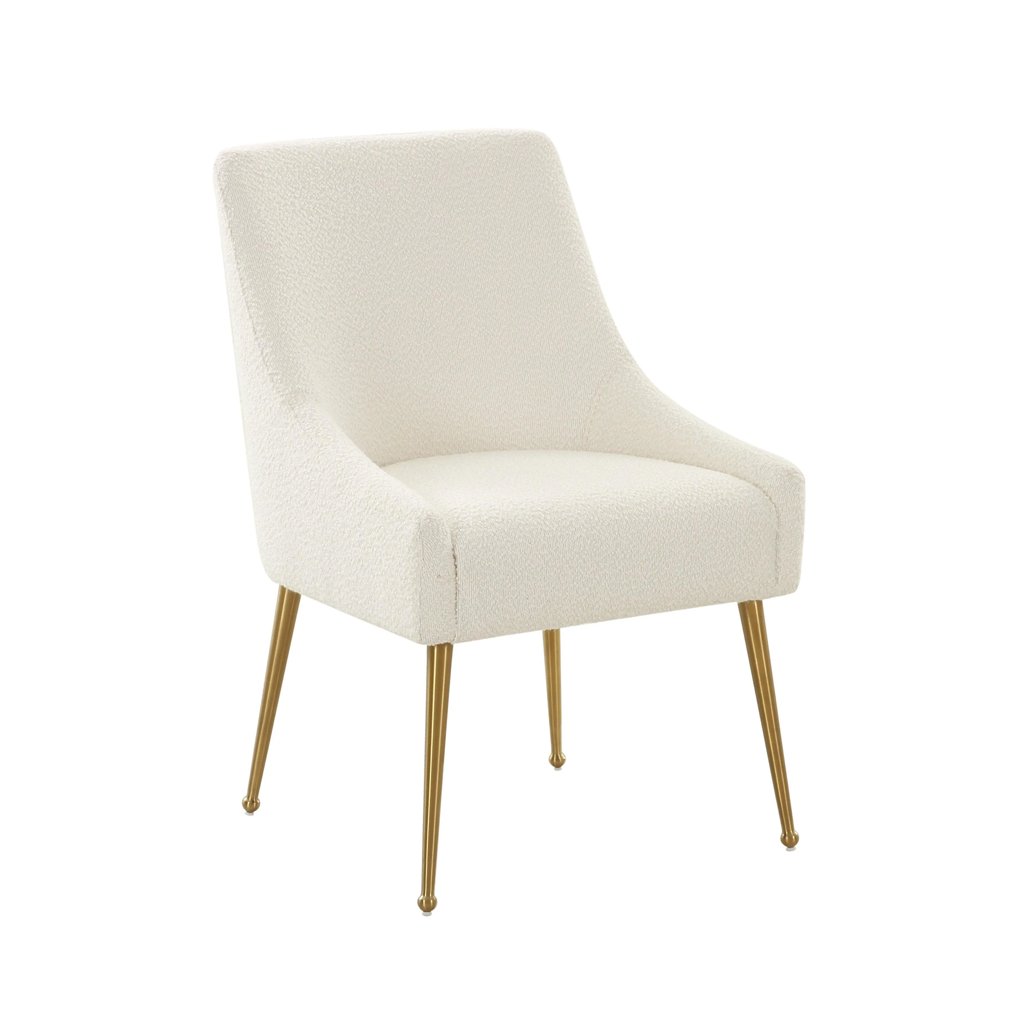 Beatrix Cream Boucle Side Chair - Remutear