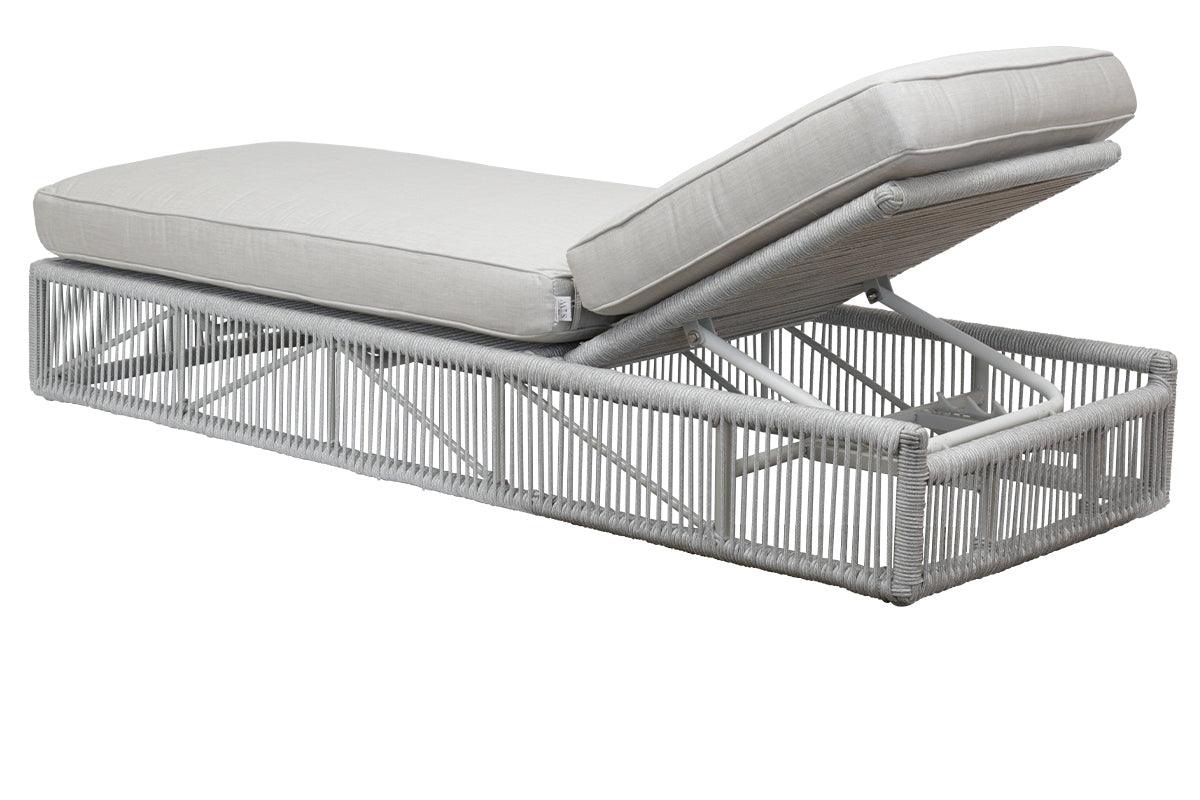 Miami Adjustable Chaise in Echo Ash w/ Self Welt - Remutear