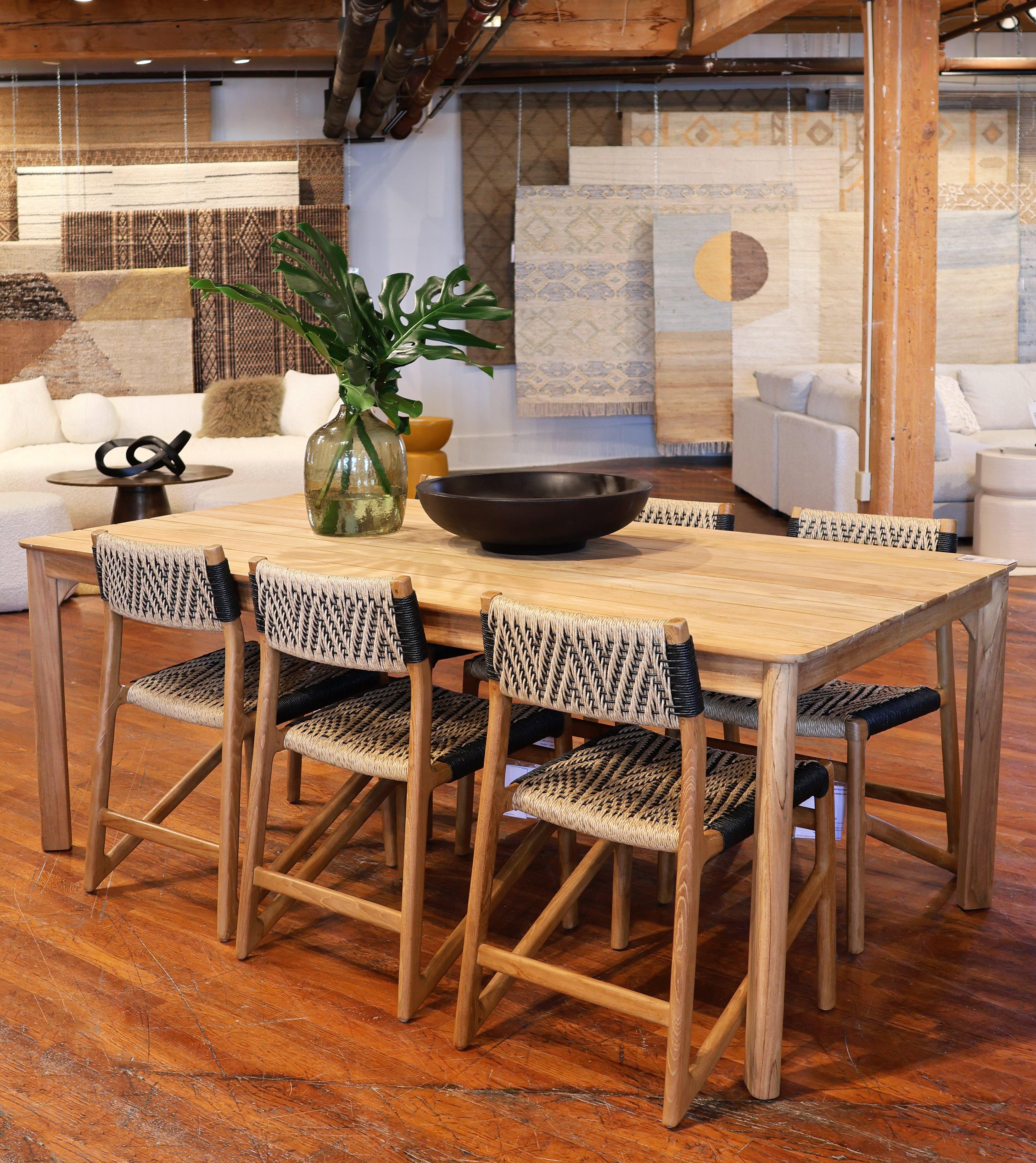 Brielle Outdoor Dining Table Natural - Remutear