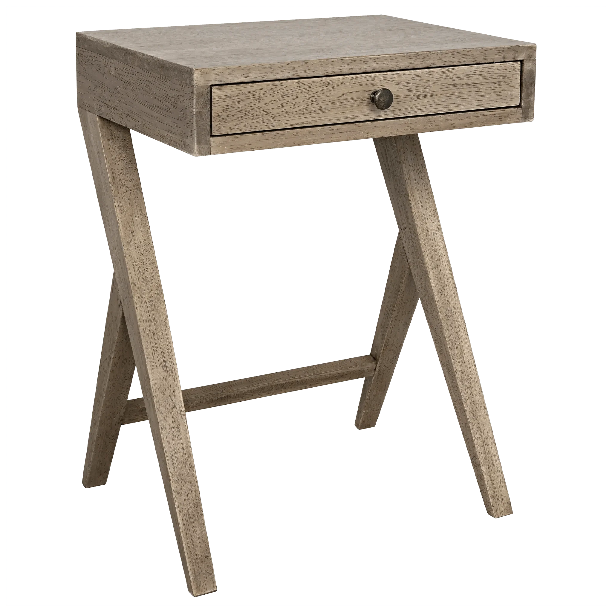 Peter Side Table, Washed Walnut - Remutear