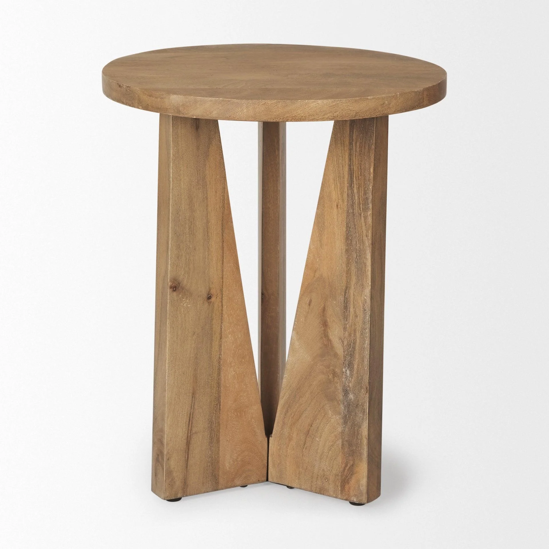 Mattius Light Wood Accent Table - Remutear
