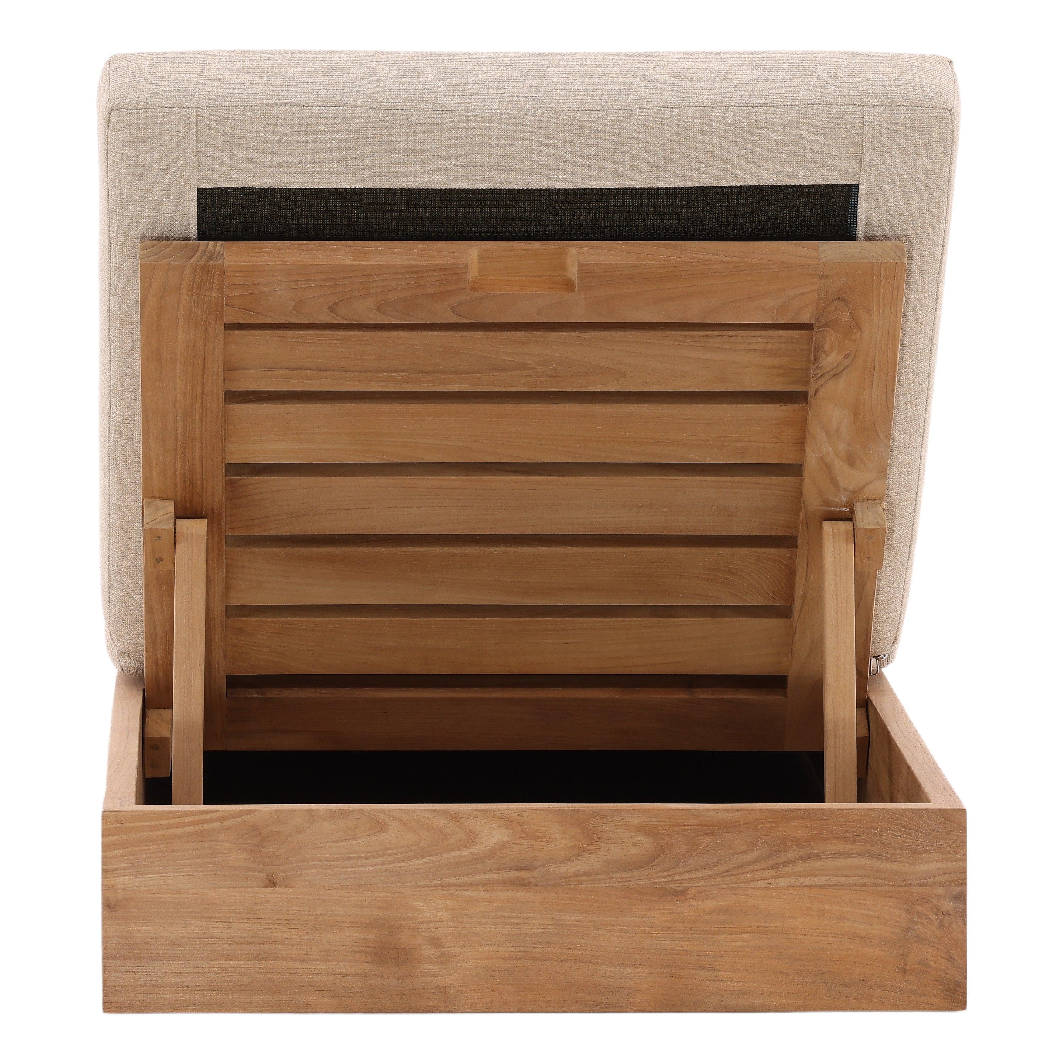 Darleen Outdoor Chaise Sand - Remutear