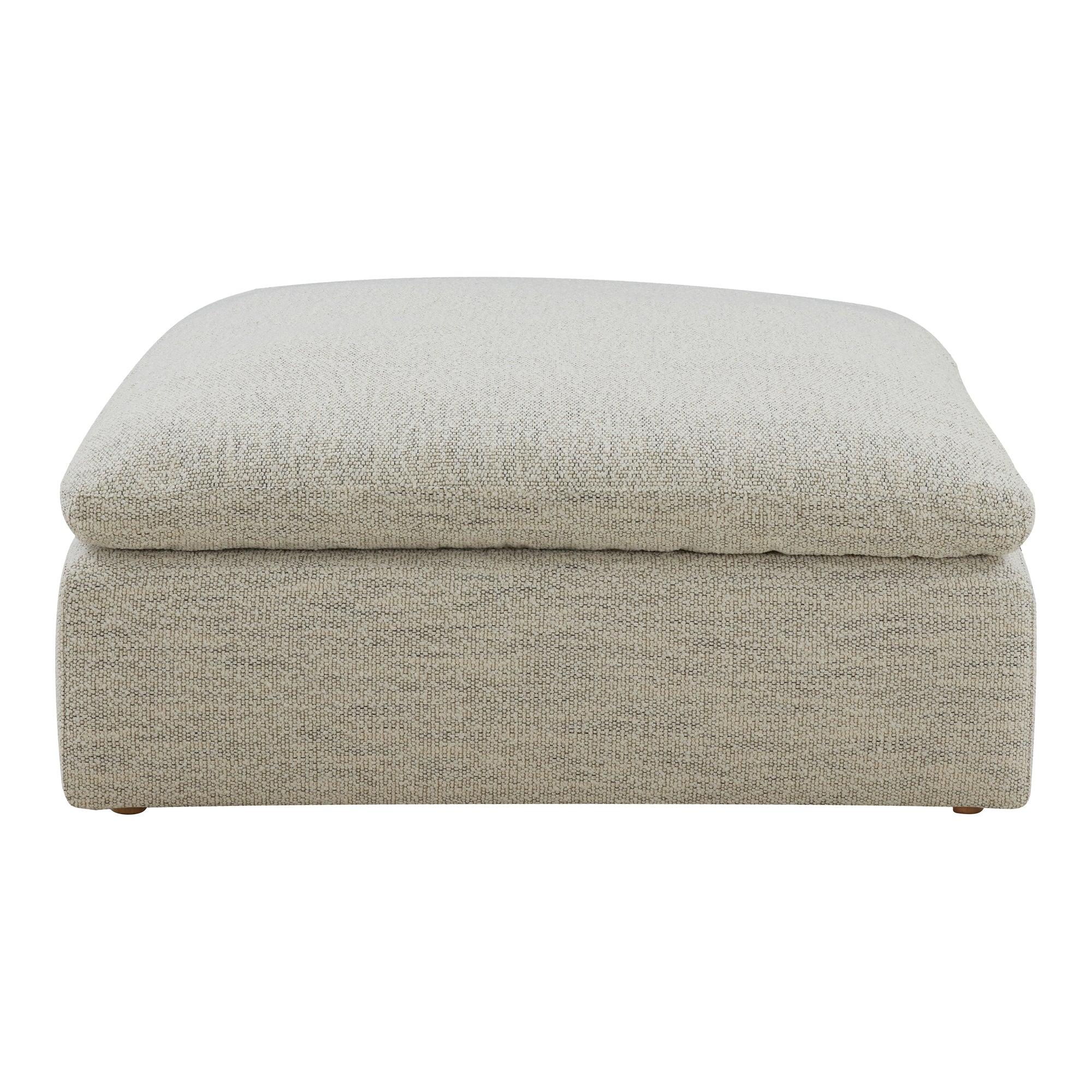 Clay Ottoman Performance Fabric Coastside Sand - Remutear