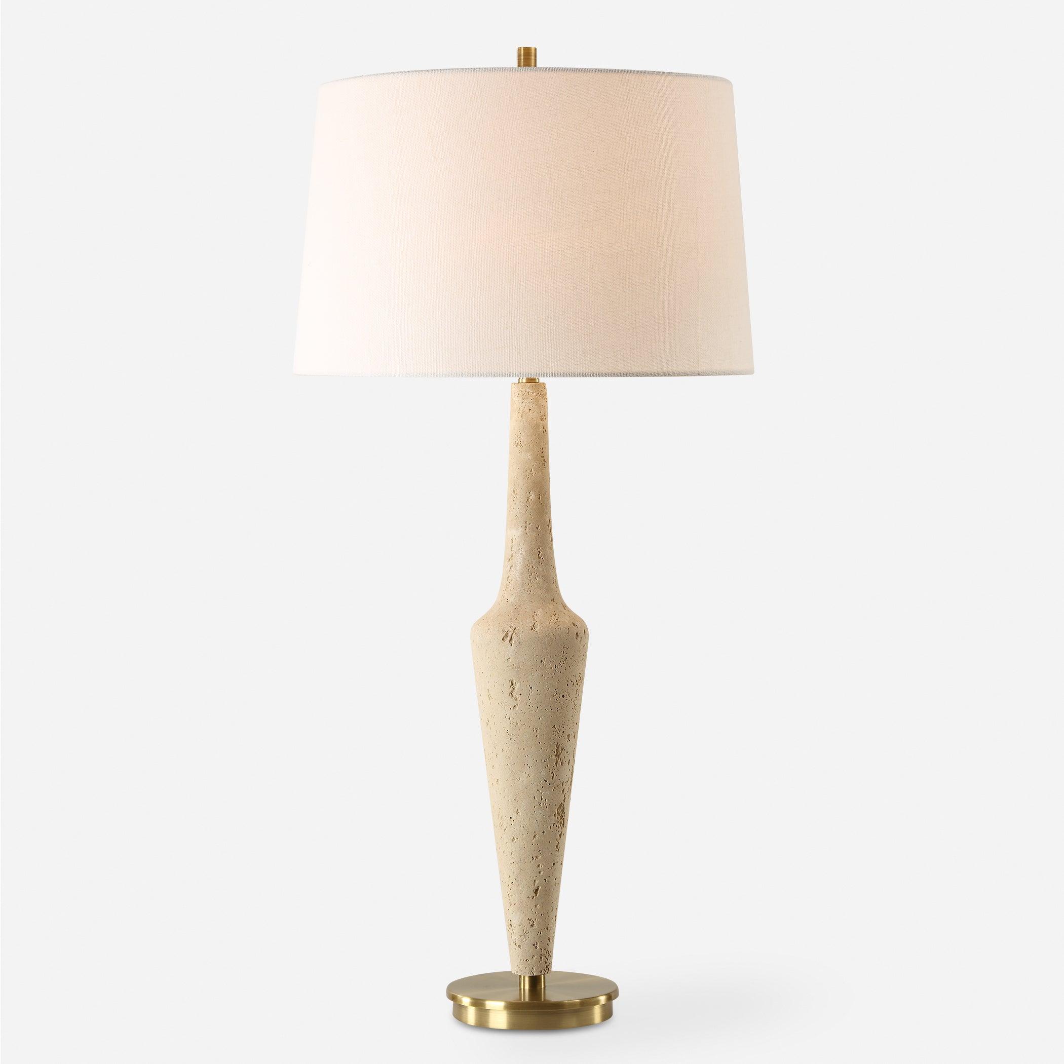 Juliet Travertine Table Lamp - Remutear
