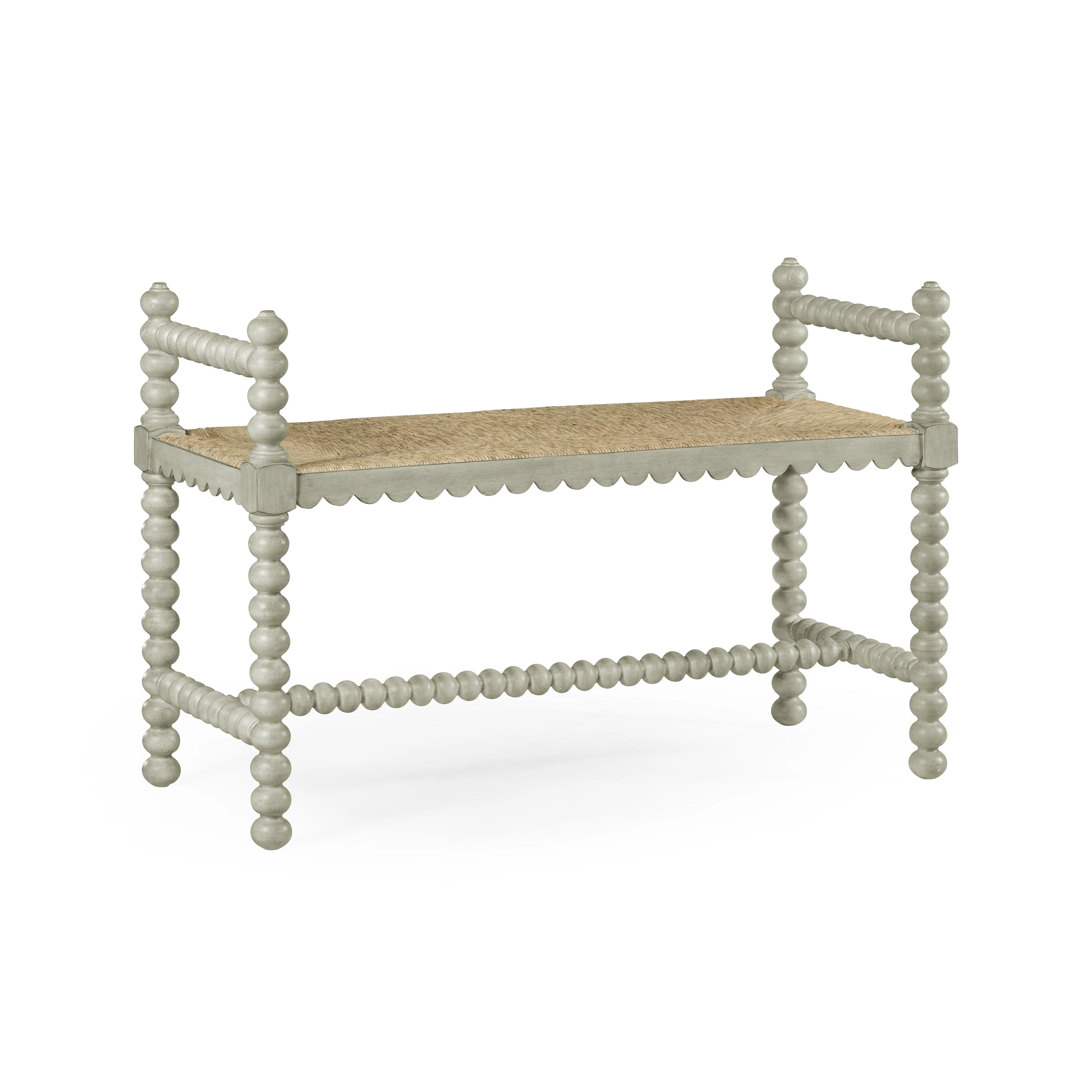 William Yeoward Bellingham Country Grey Single Bench - Remutear