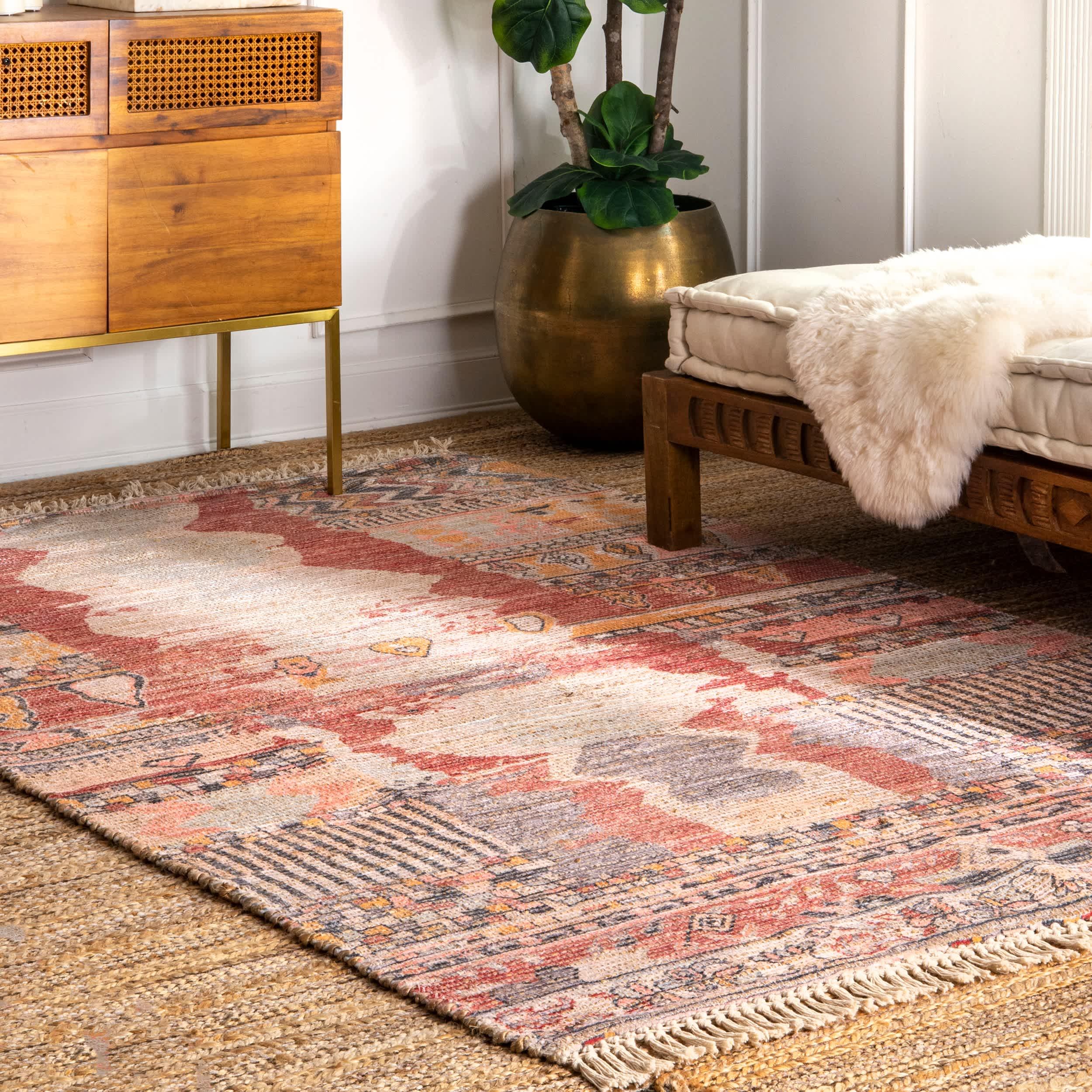 Vintage Flatweave Hermina Area Rug - Remutear