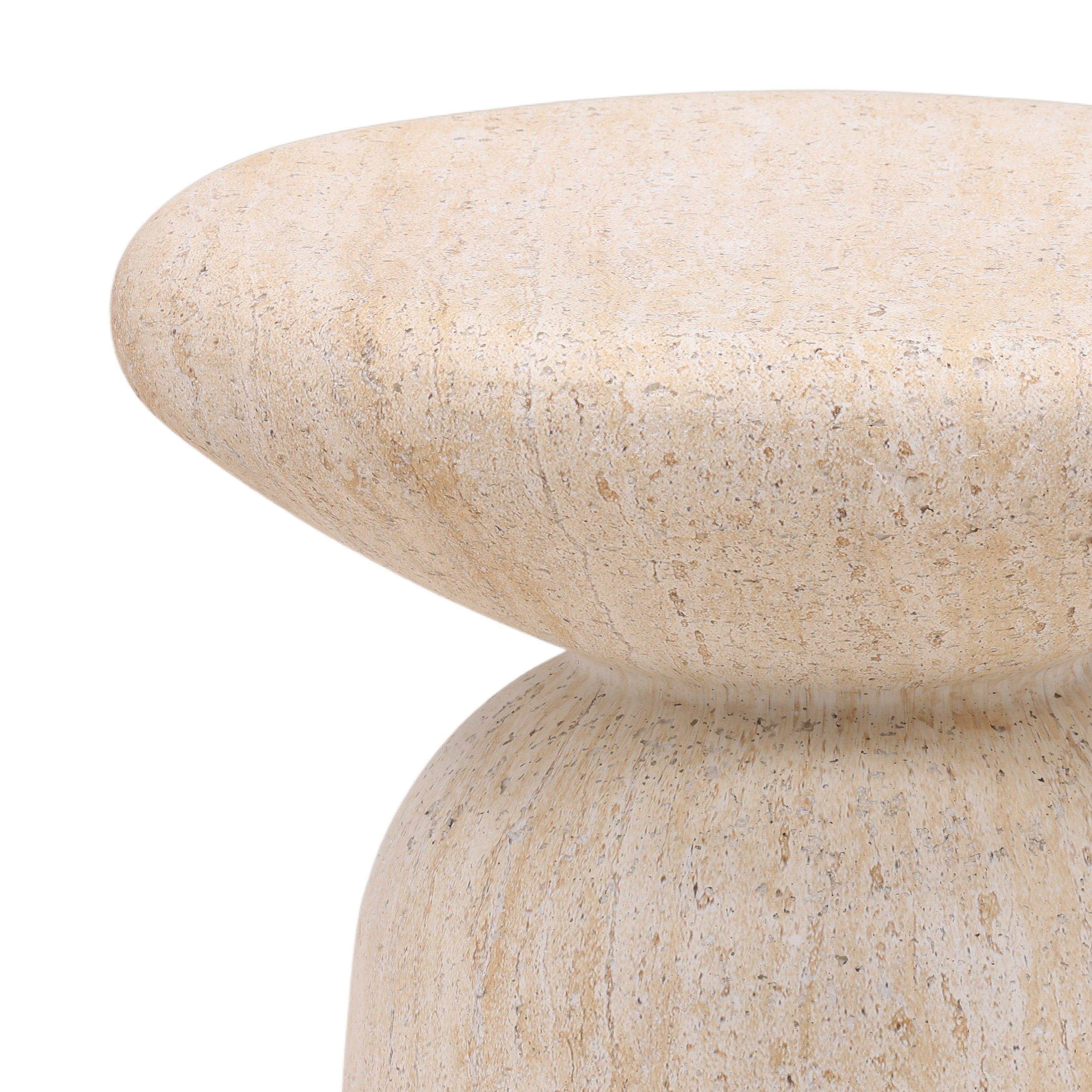 Marcellino Outdoor End Table Natural - Remutear