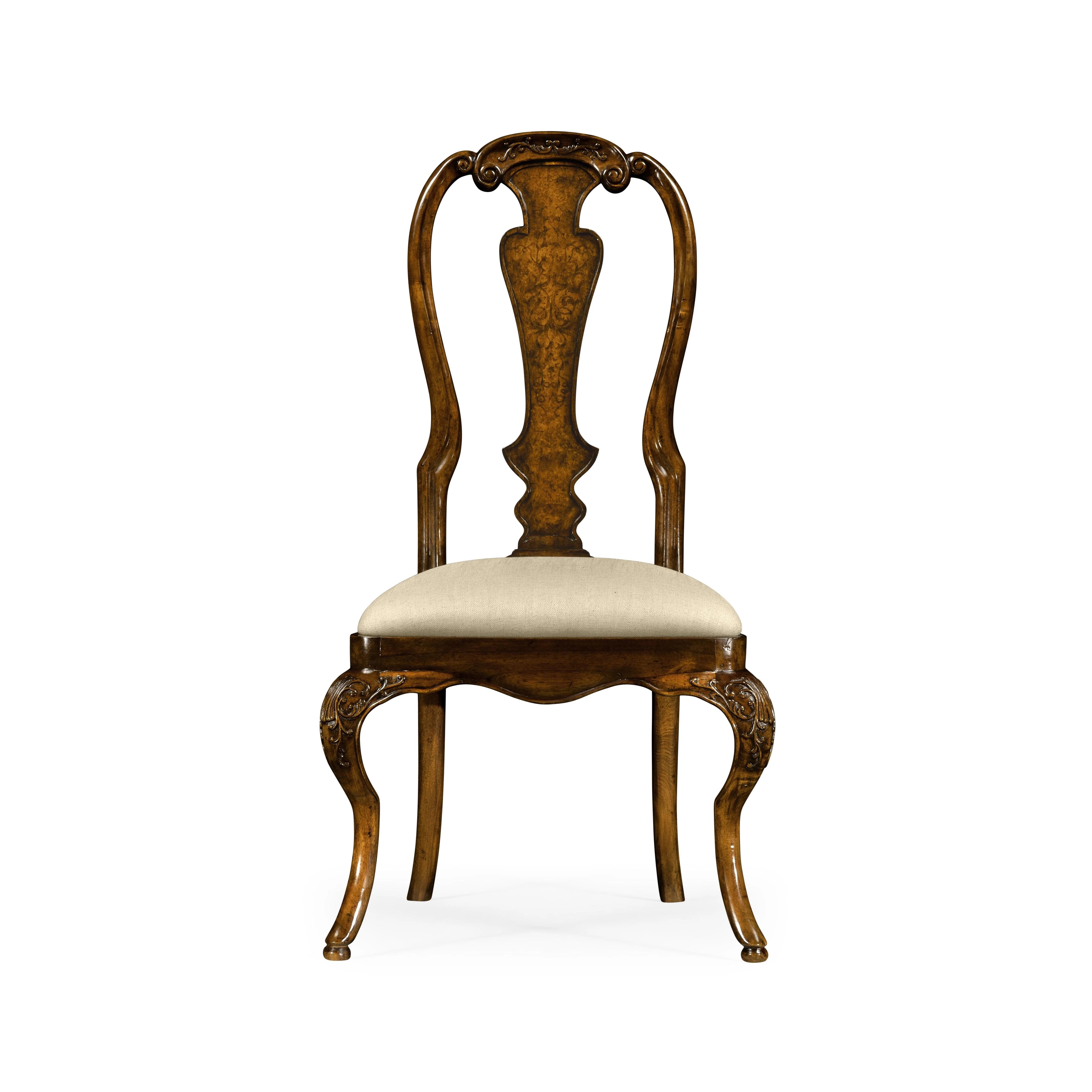 Buckingham William & Mary Inlaid Side Chair - Set of 2 - Remutear