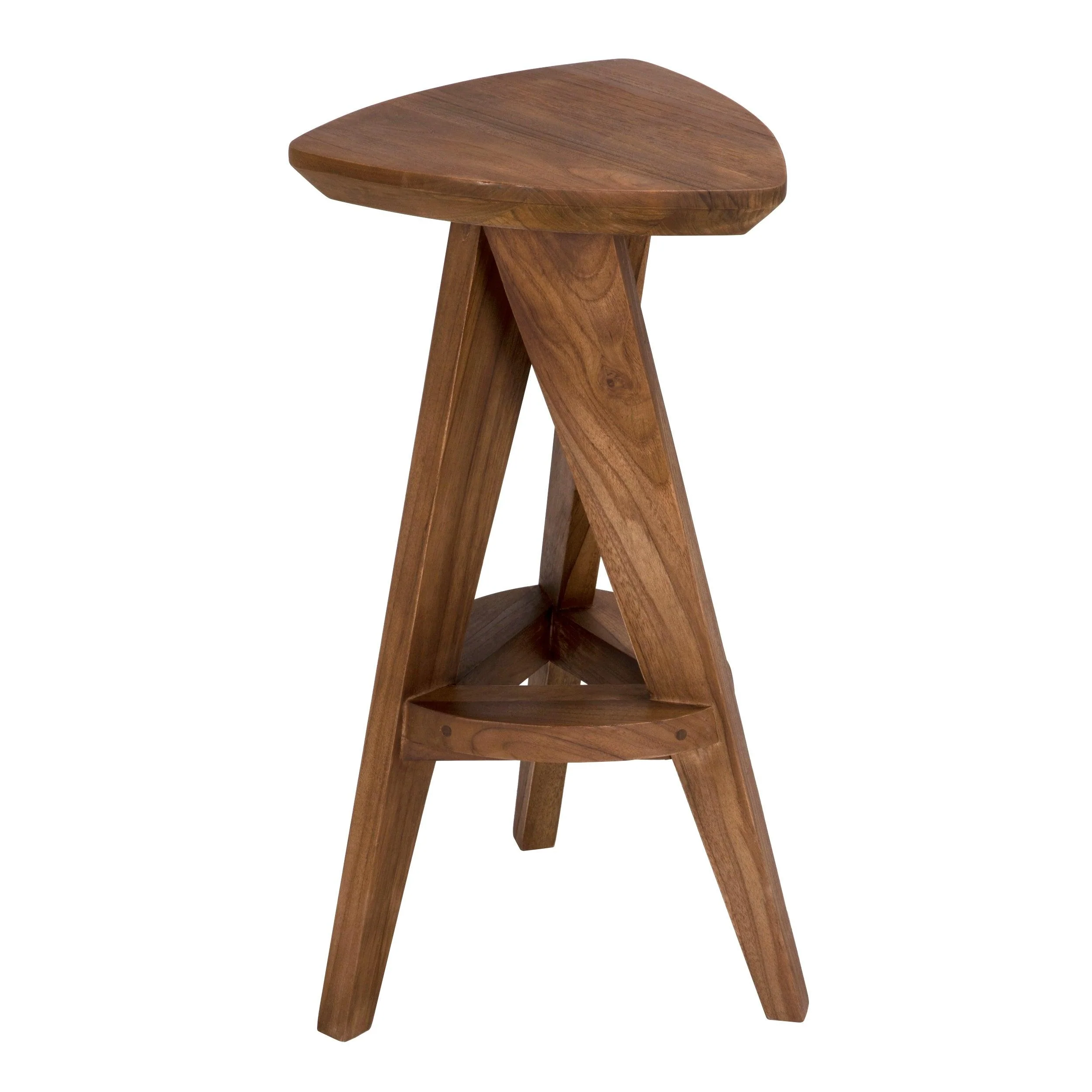 Twist Counter Stool, Teak - Remutear