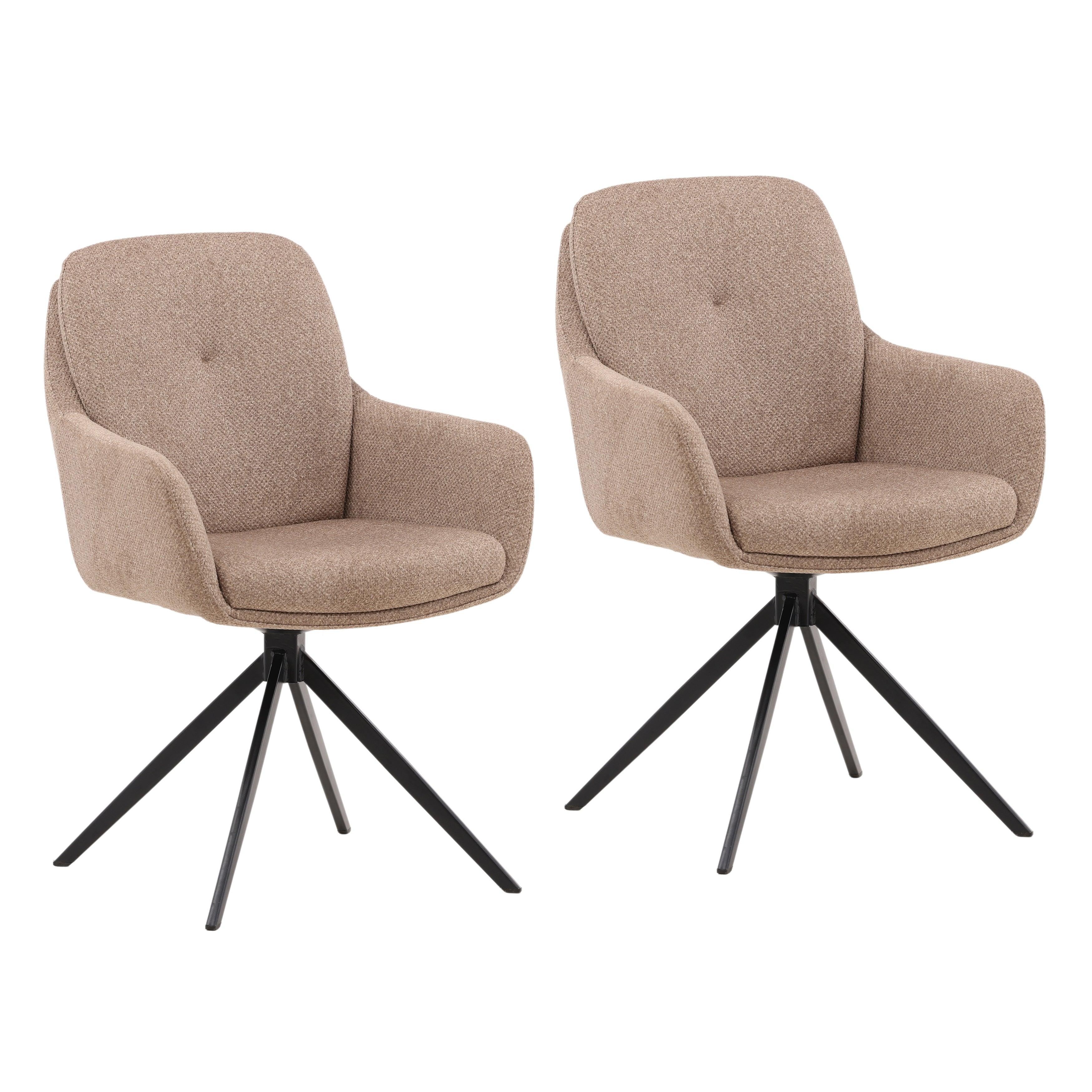 Raven Dining Chair Set of 2 Sand - Remutear