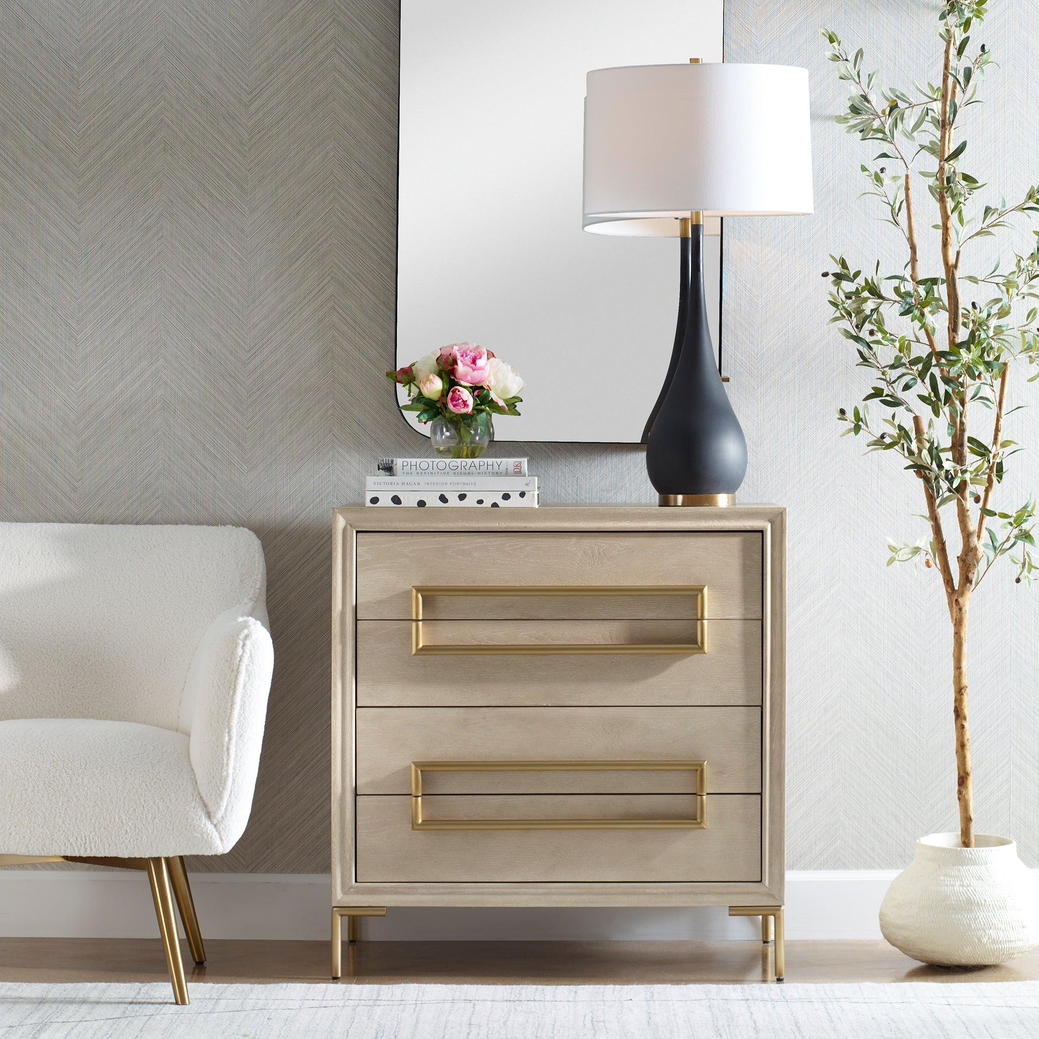 Alessia Light Oak Accent Drawers - Remutear