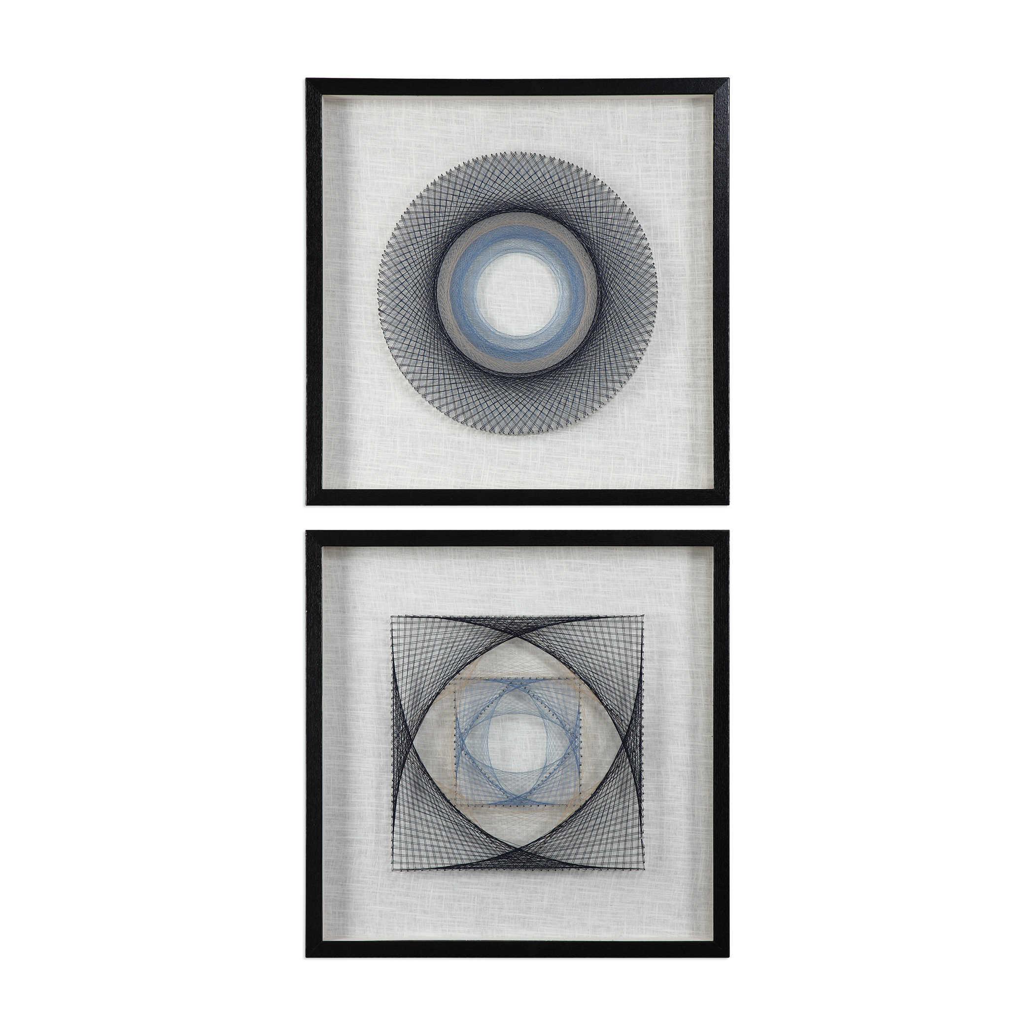 String Duet Geometric Art S/2 - Remutear