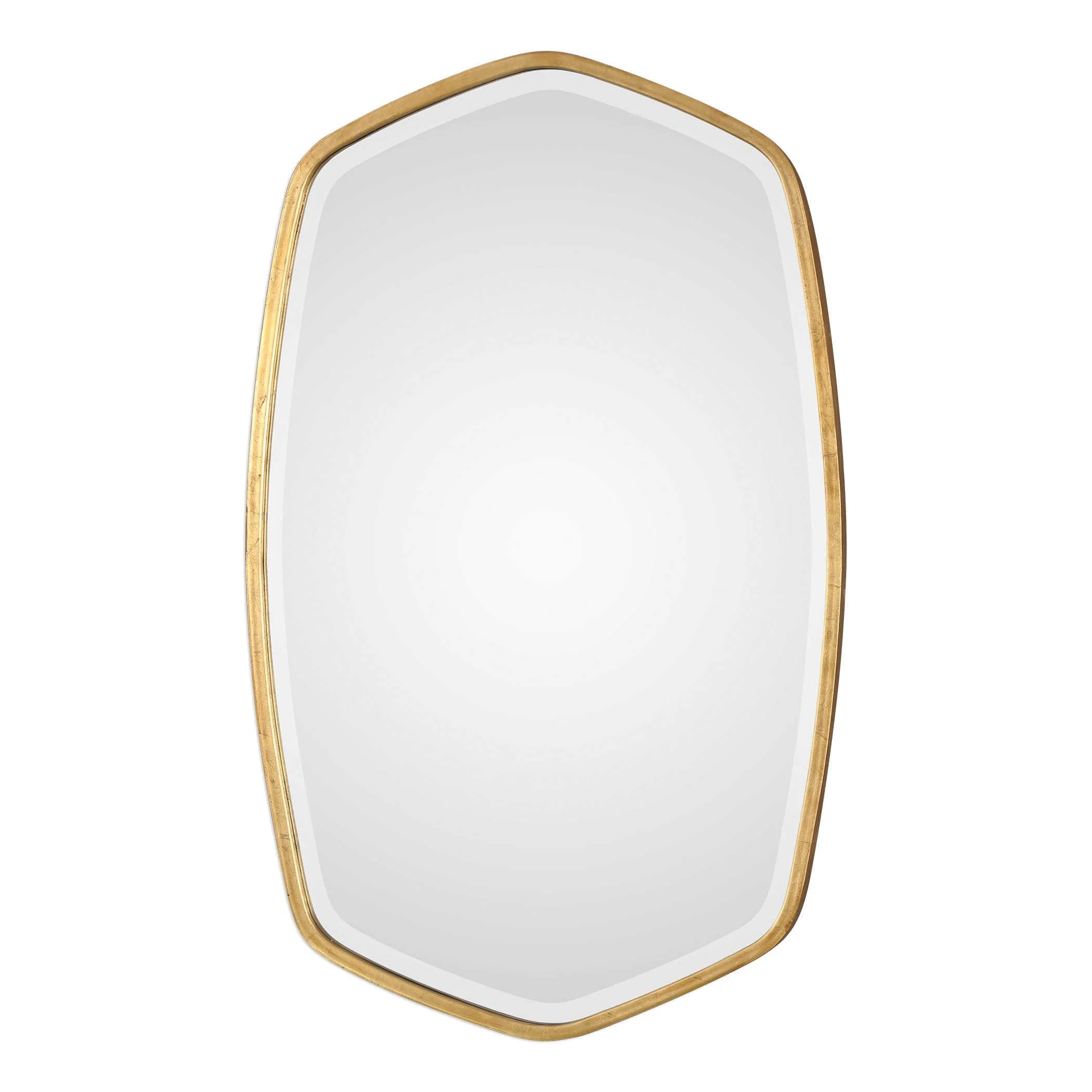 DURONIA ANTIQUED GOLD MIRROR - Remutear