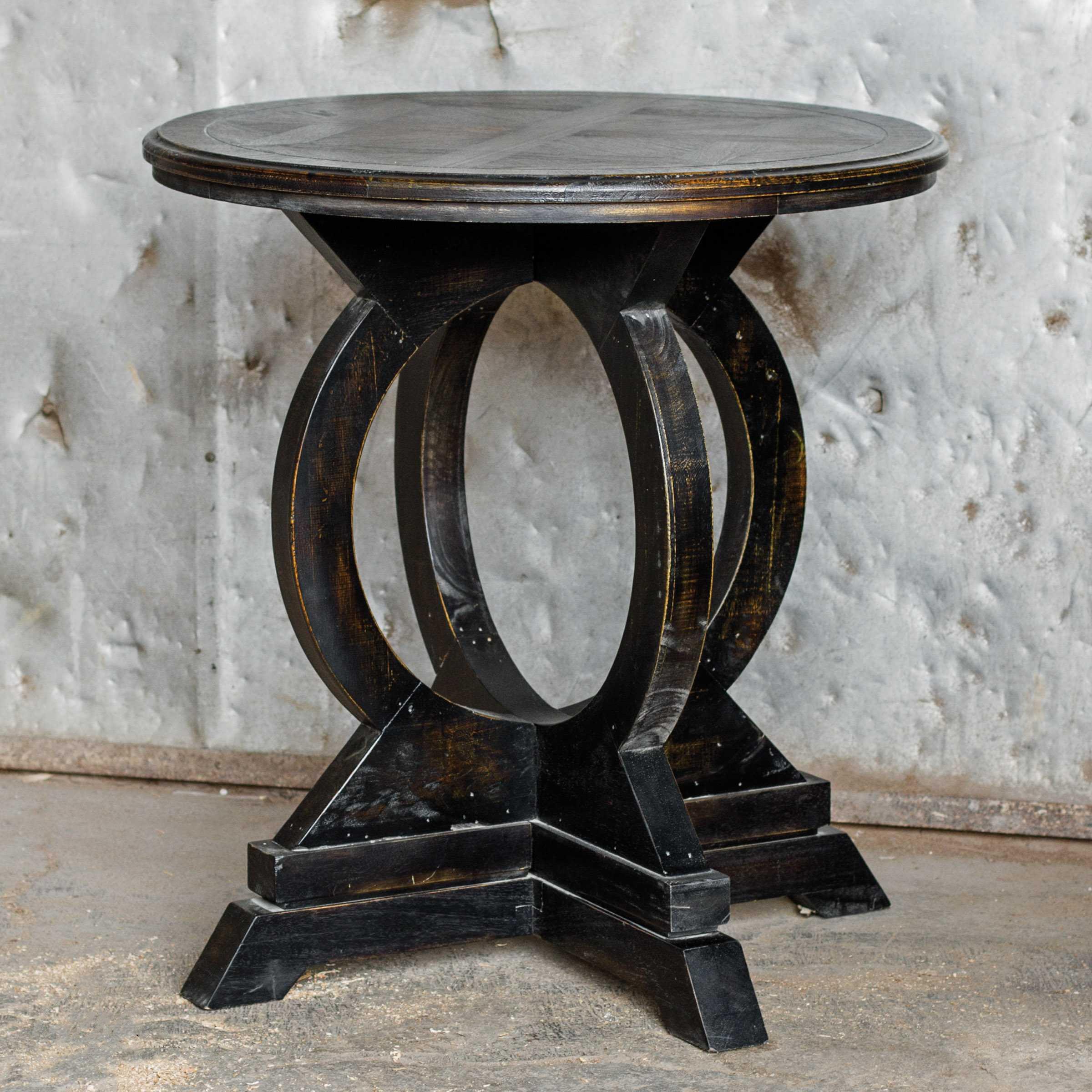Maiva Black Side Table - Remutear