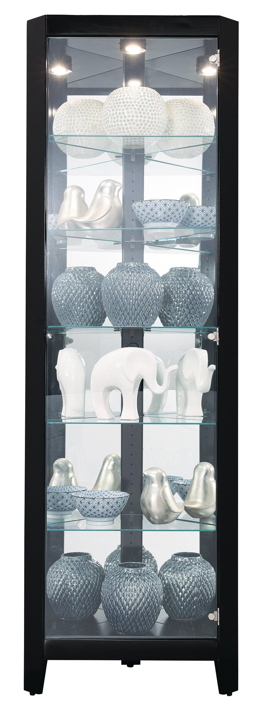 Tamsin III Corner Curio Cabinet - Remutear