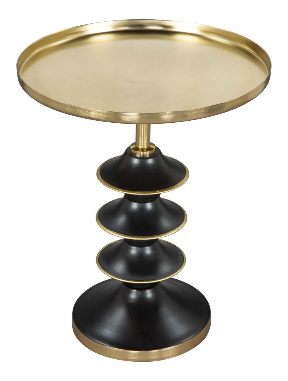 Donahue Side Table Gold & Black - Remutear