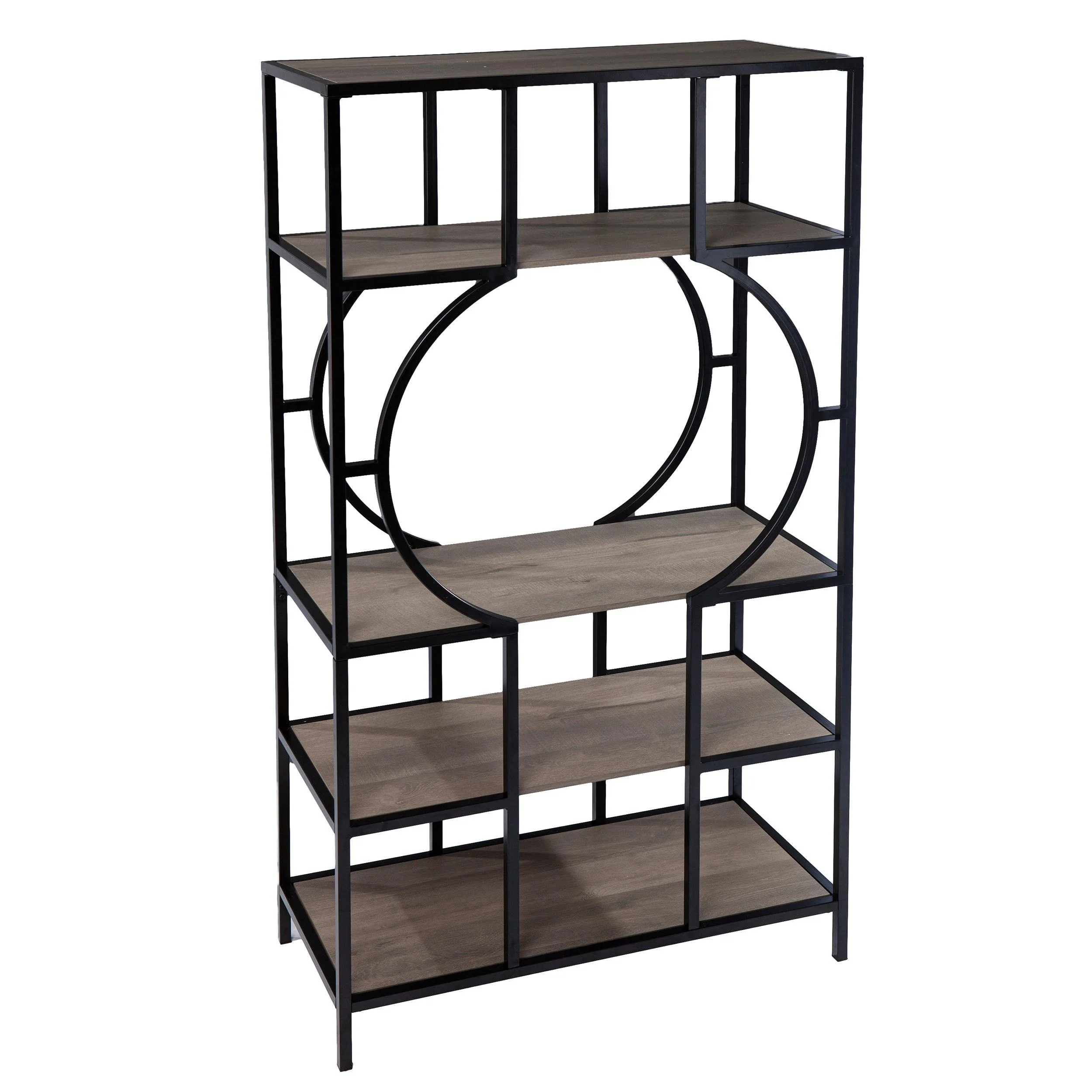 Tyberton 5-Tier Bookcase - Remutear