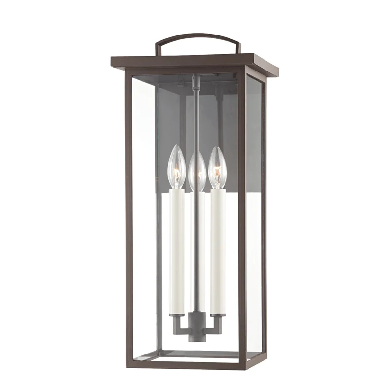 EDEN 3 LIGHT LARGE EXTERIOR WALL SCONCE - Remutear