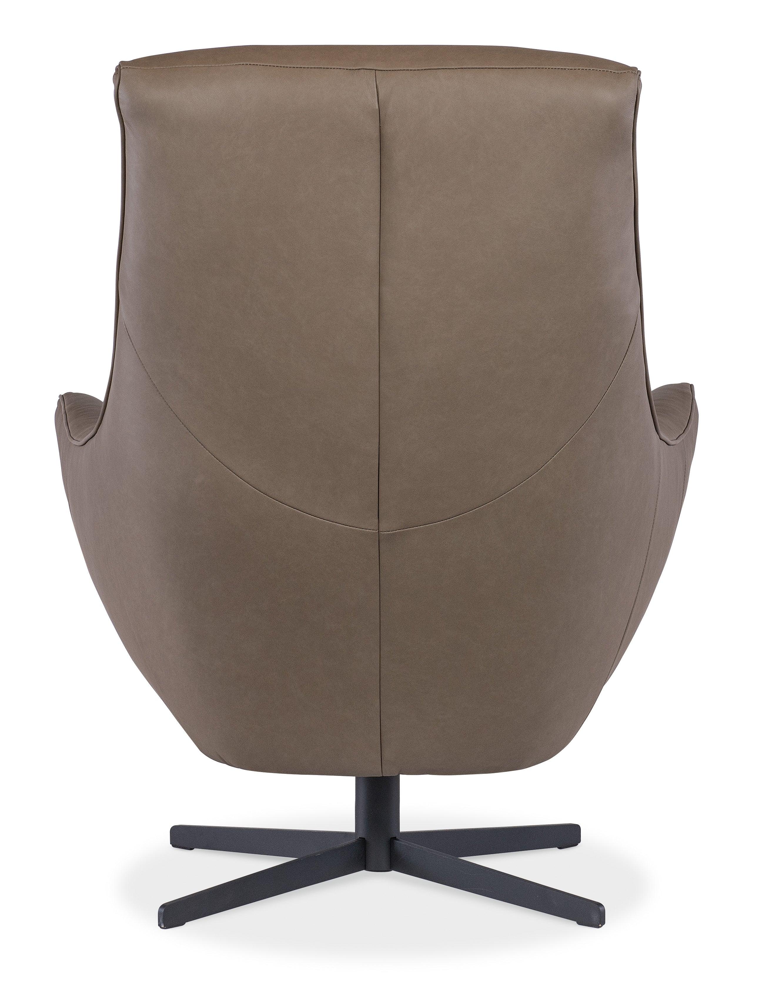 Hughes Swivel Chair - Brown - Remutear