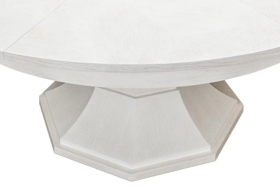 Giselle Jupe Dining Tbl Lg Working White - Remutear