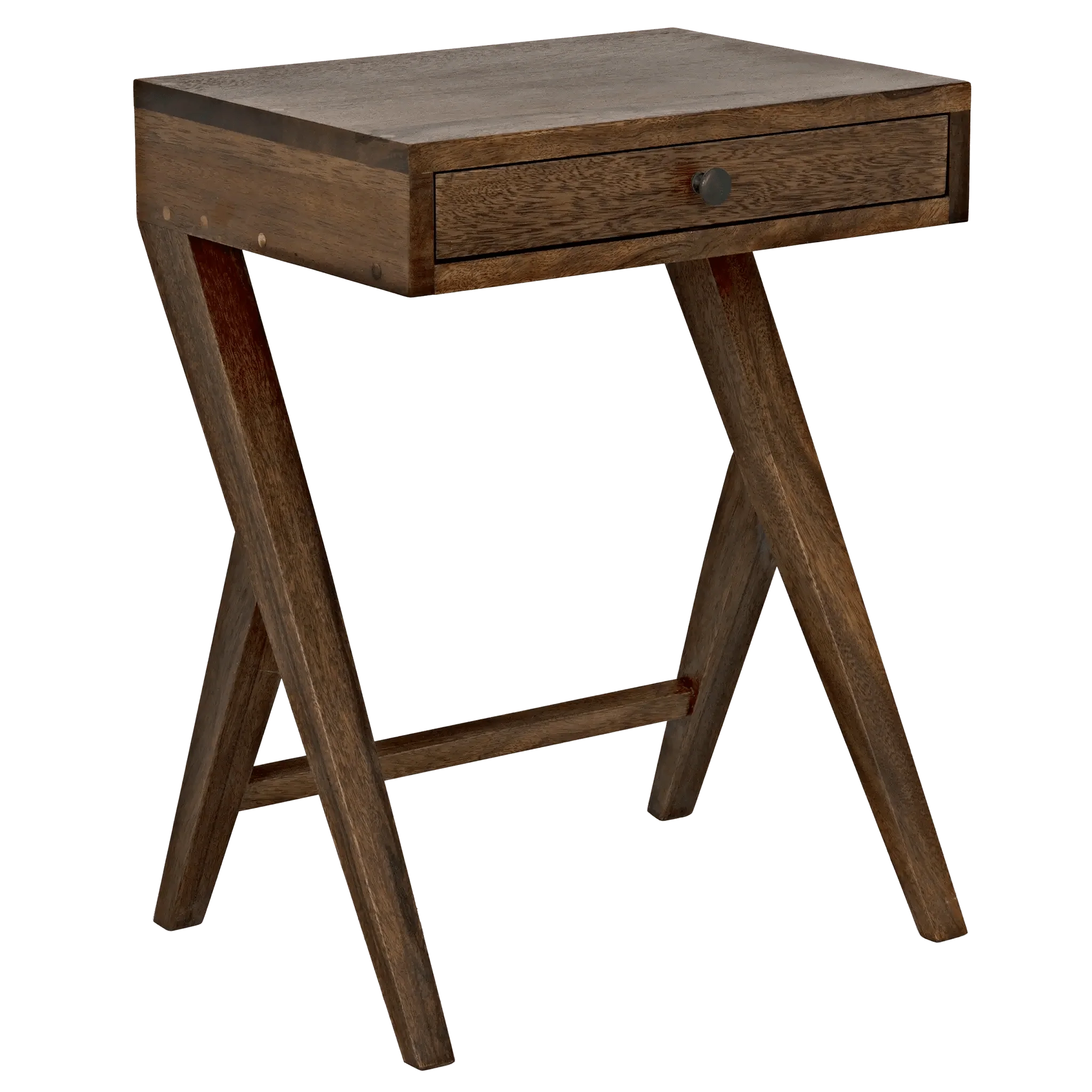 Peter Side Table, Dark Walnut - Remutear