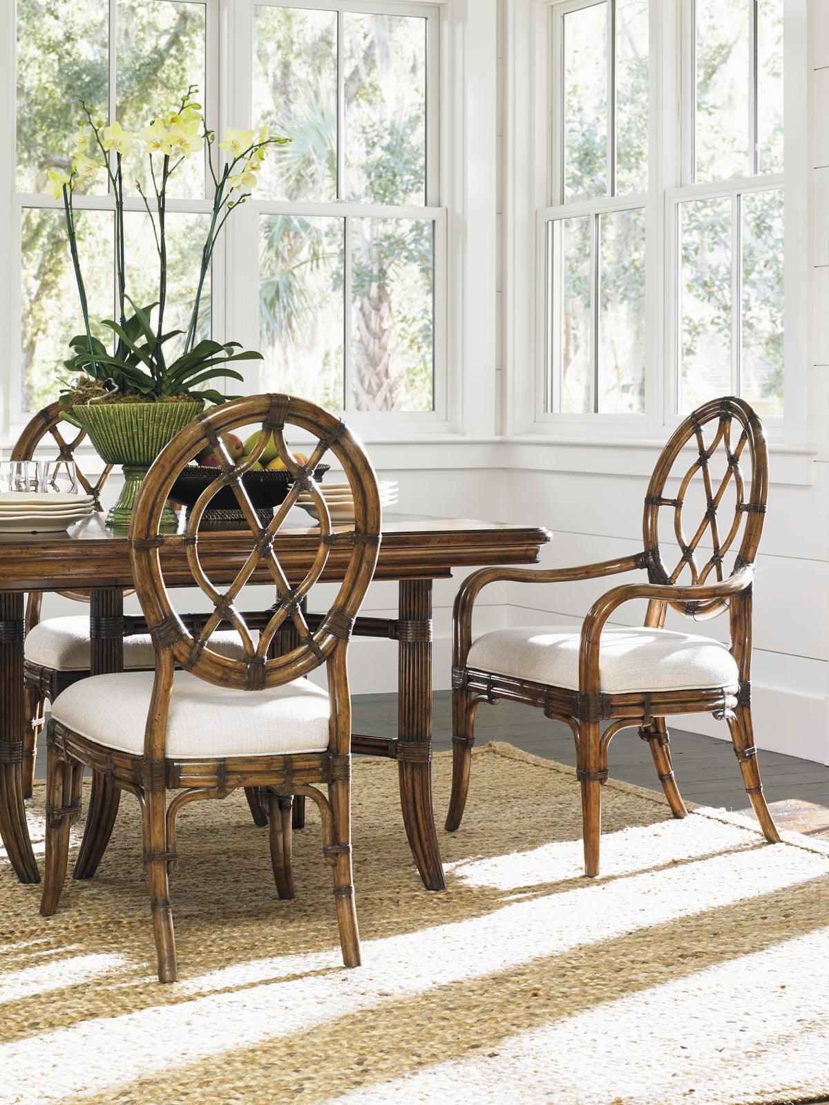 Bali Hai Cedar Key Oval Back Arm Chair - Remutear