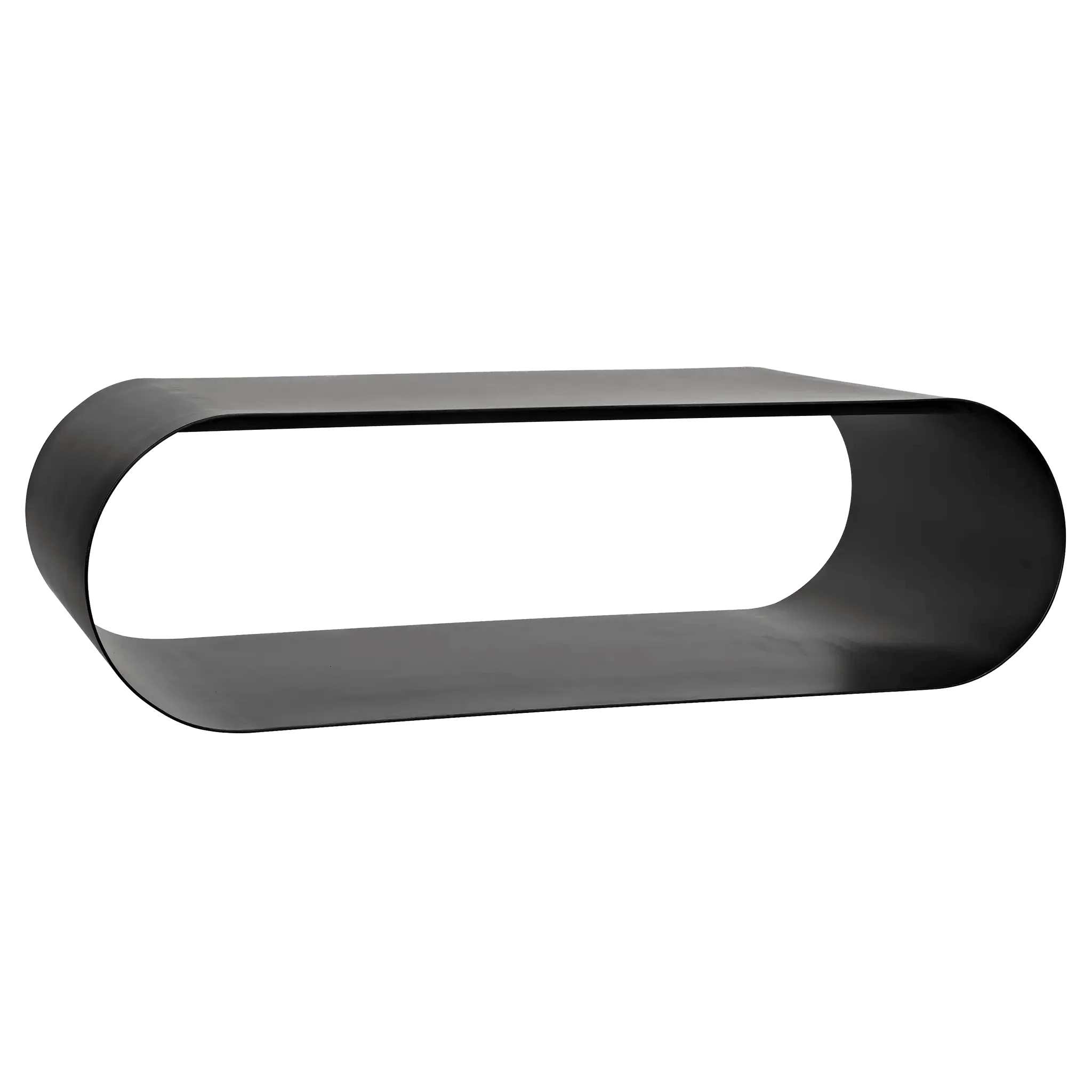 Hera Coffee Table, Black Steel - Remutear