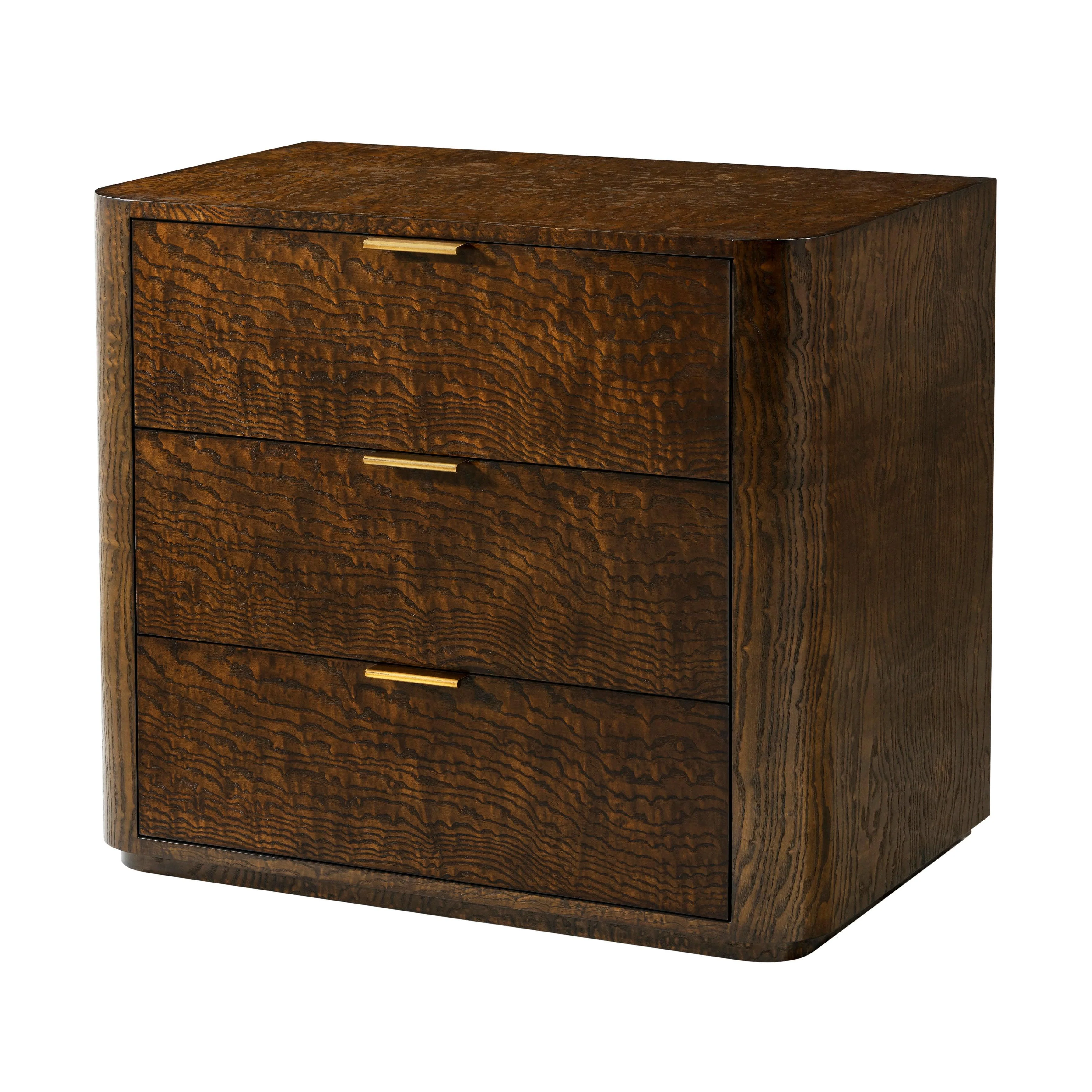 Kesden Nightstand 3 Drawers - Remutear